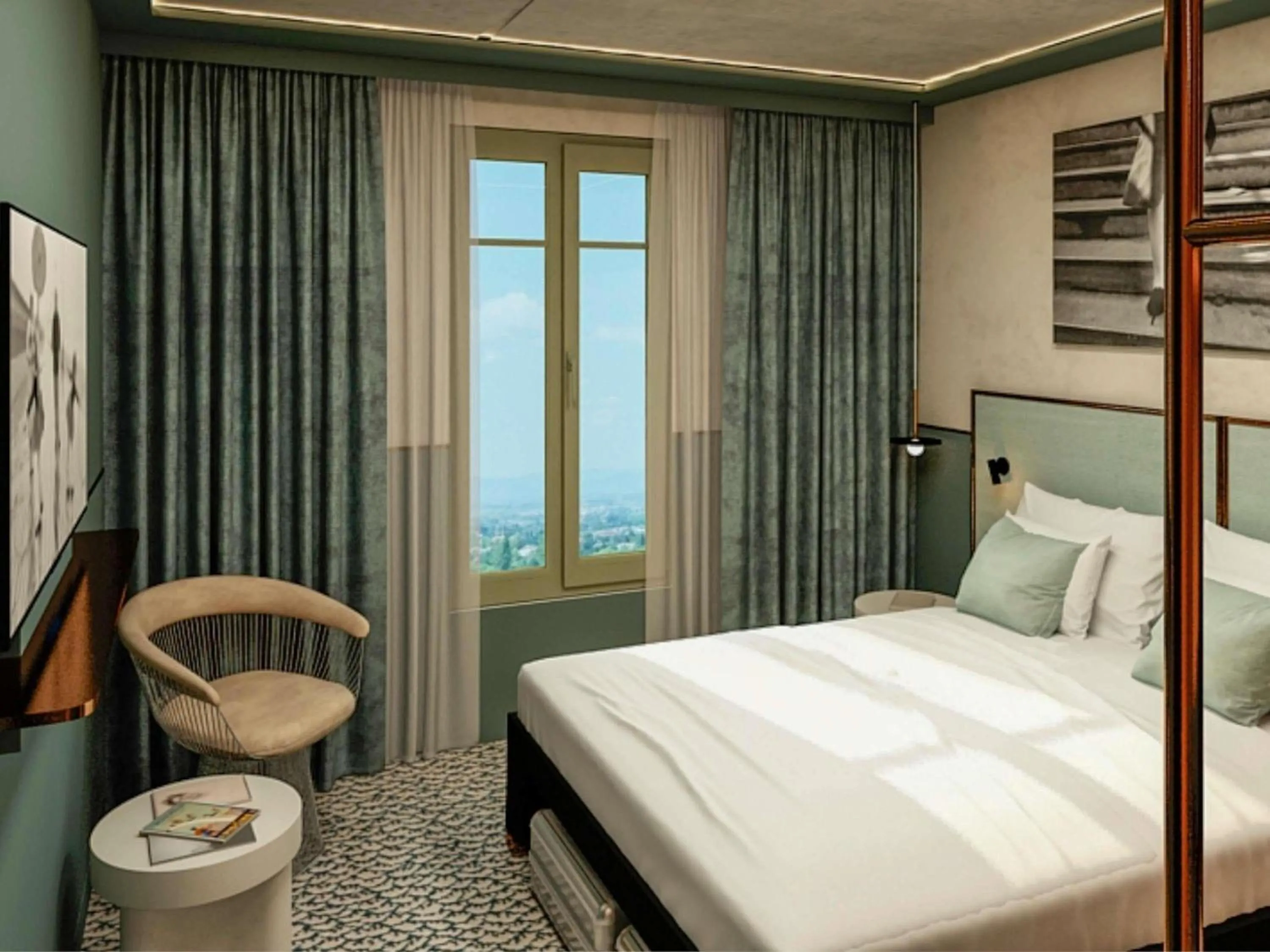 Bedroom, Bed in TRIBE Hôtel Le Touquet