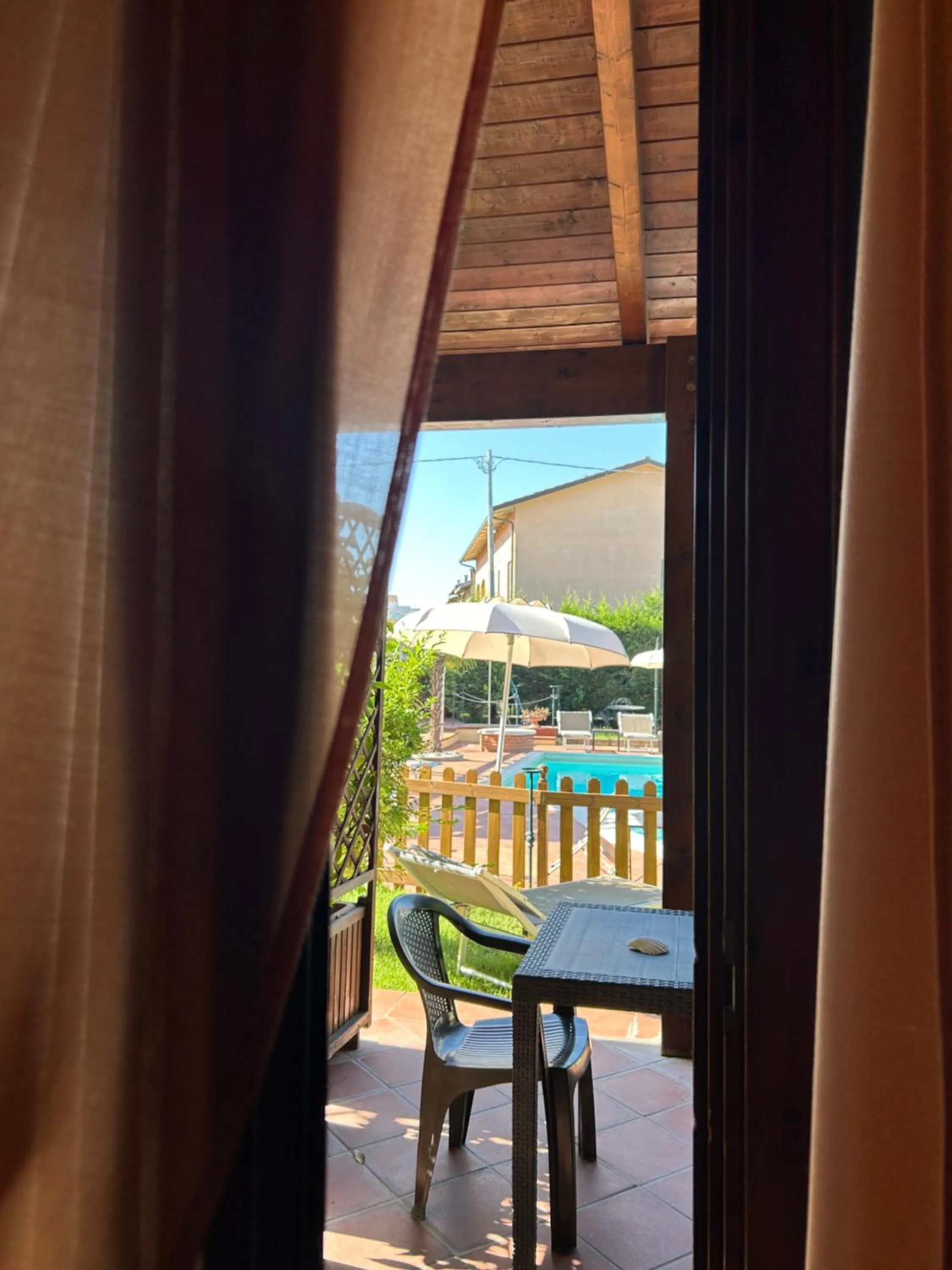 Patio in Hotel Duca Della Corgna