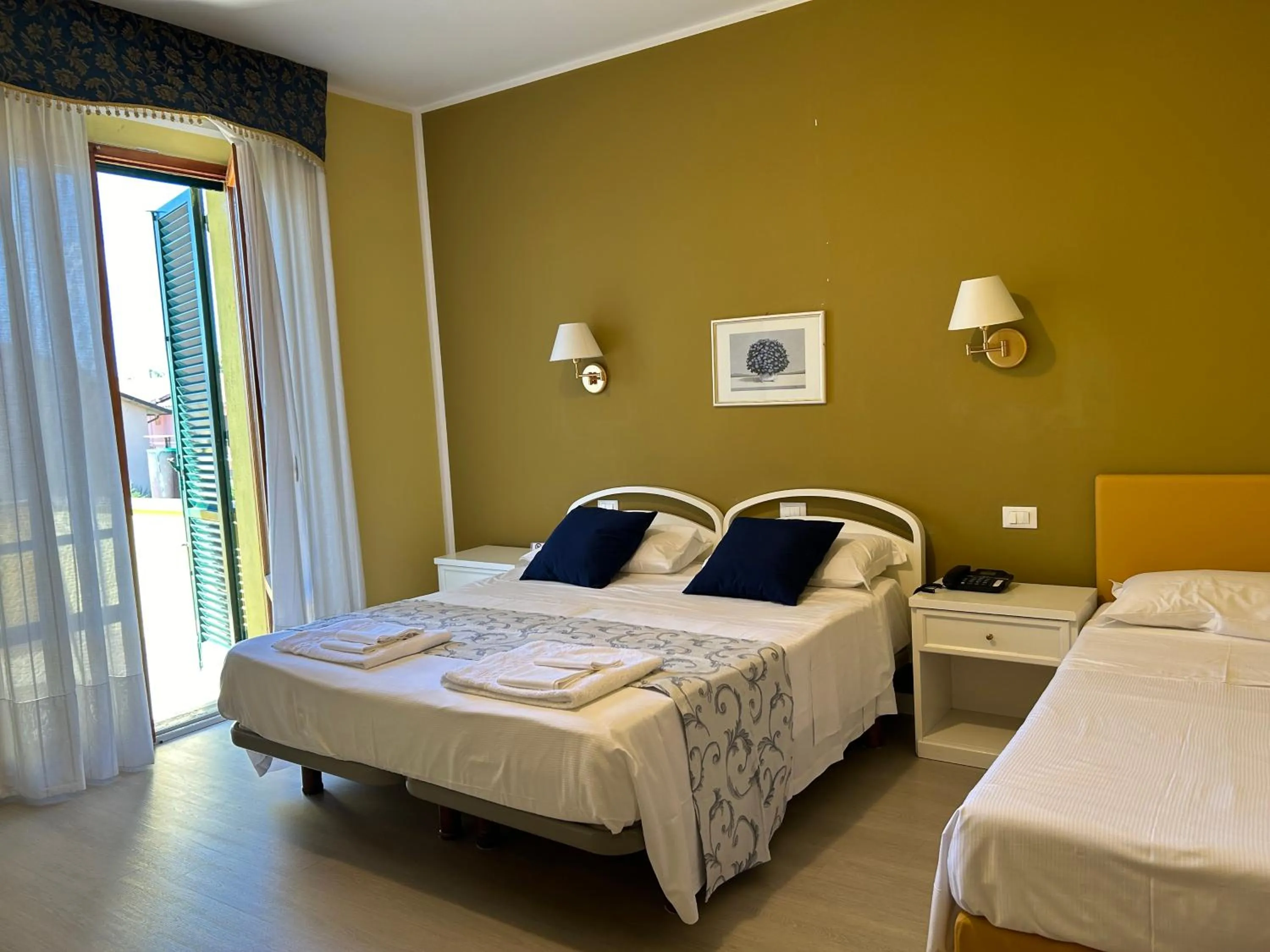 Bed in Hotel Duca Della Corgna