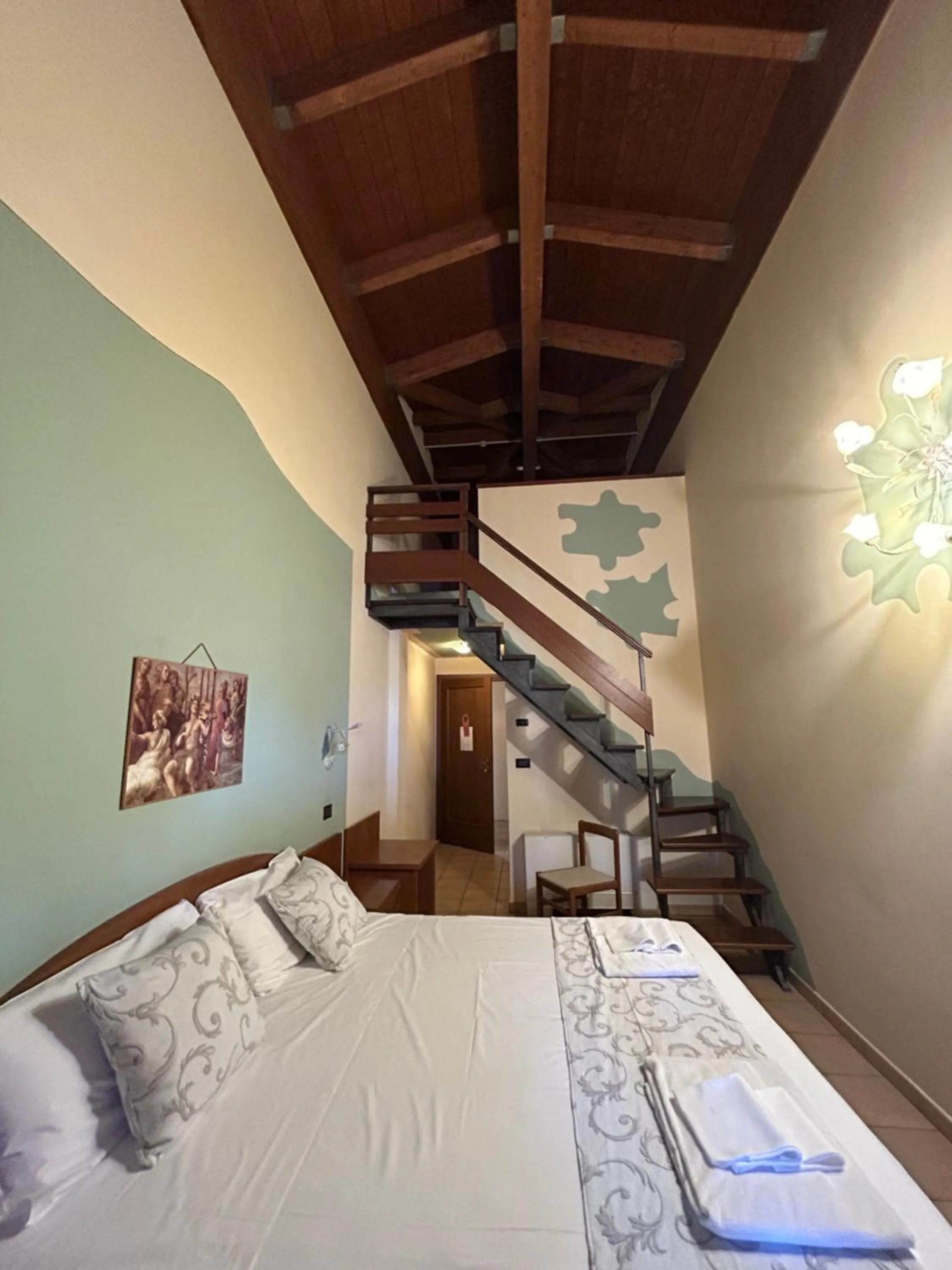 Bed in Hotel Duca Della Corgna