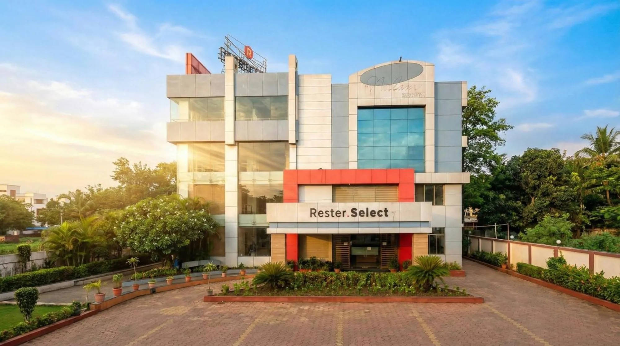 Property building in FabHotel Prime Rester Select Chakan