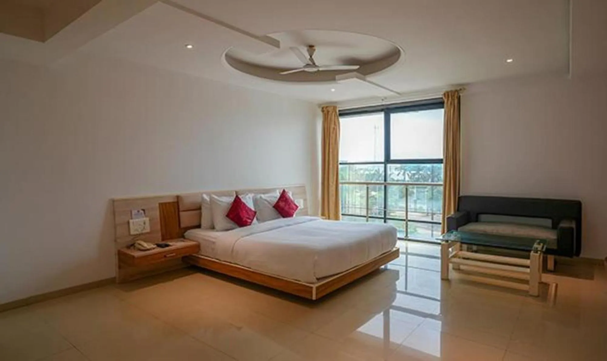 Bed in FabHotel Prime Rester Select Chakan