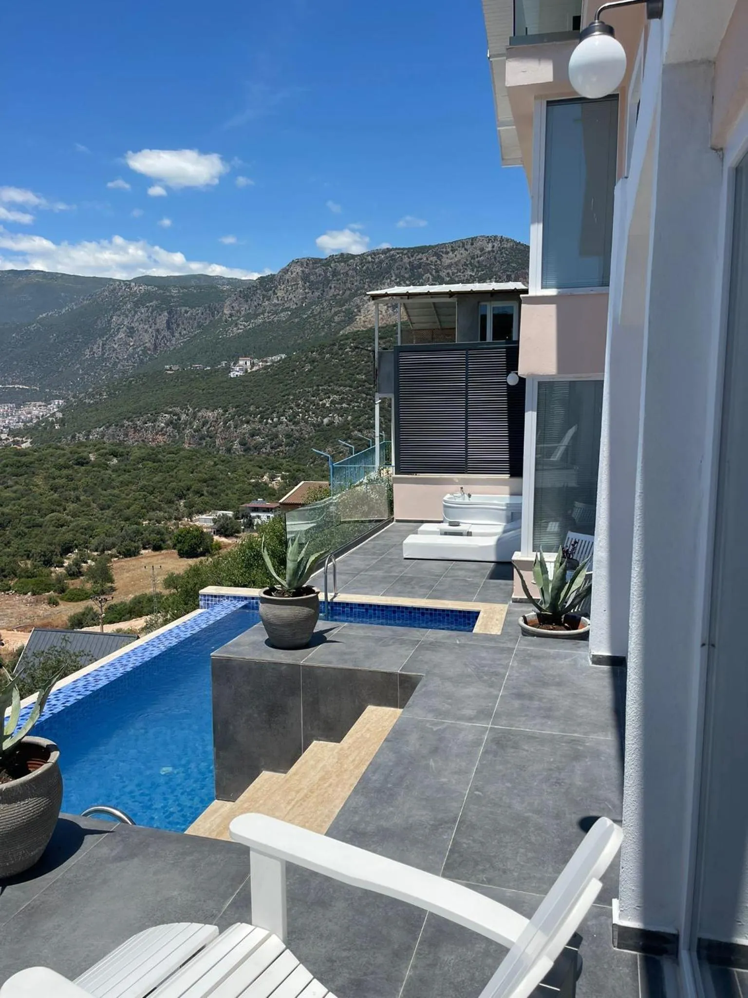 Pool view in VİLLA ÇAPA