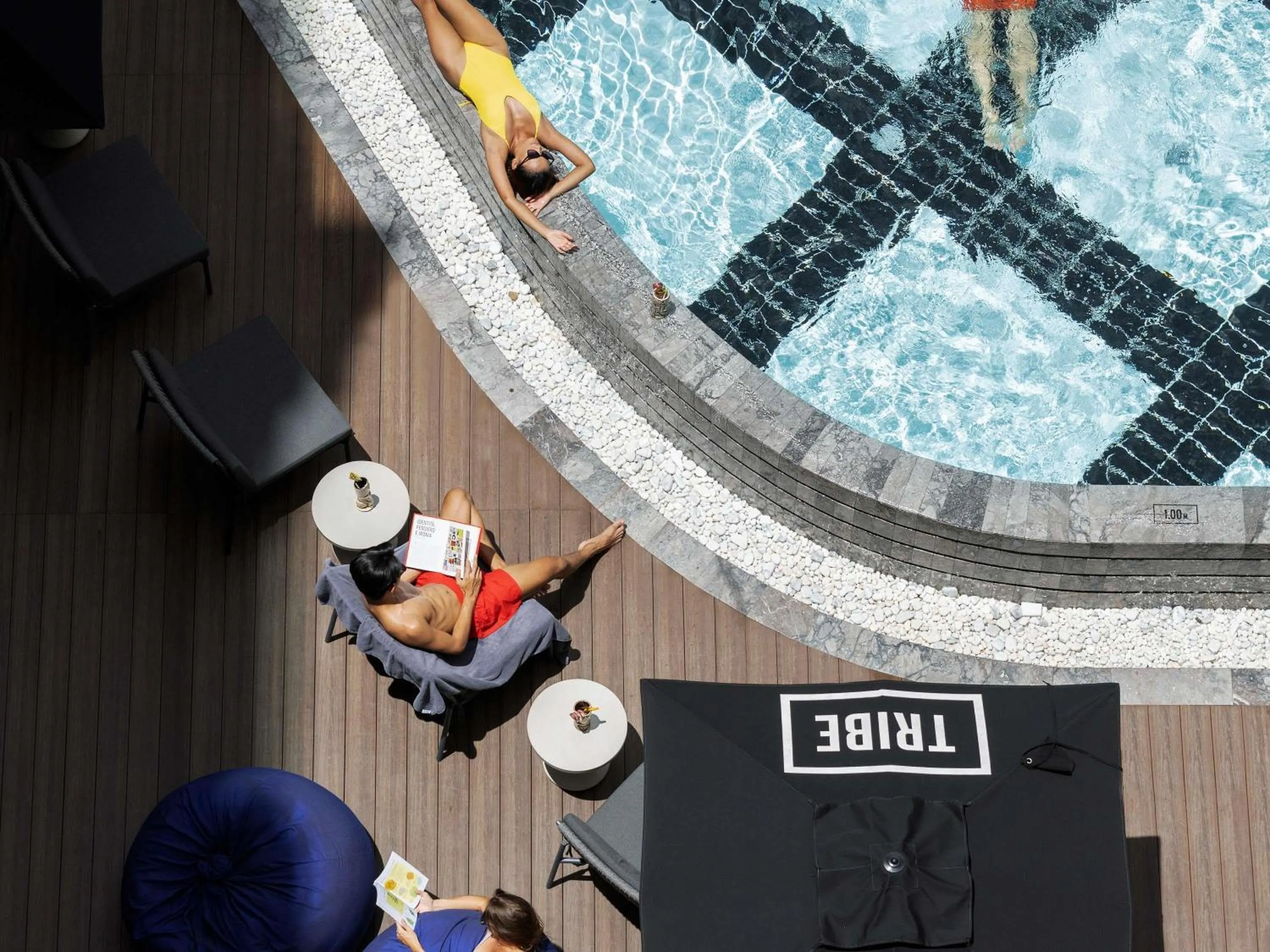 Pool view in TRIBE Phnom Penh Post Office