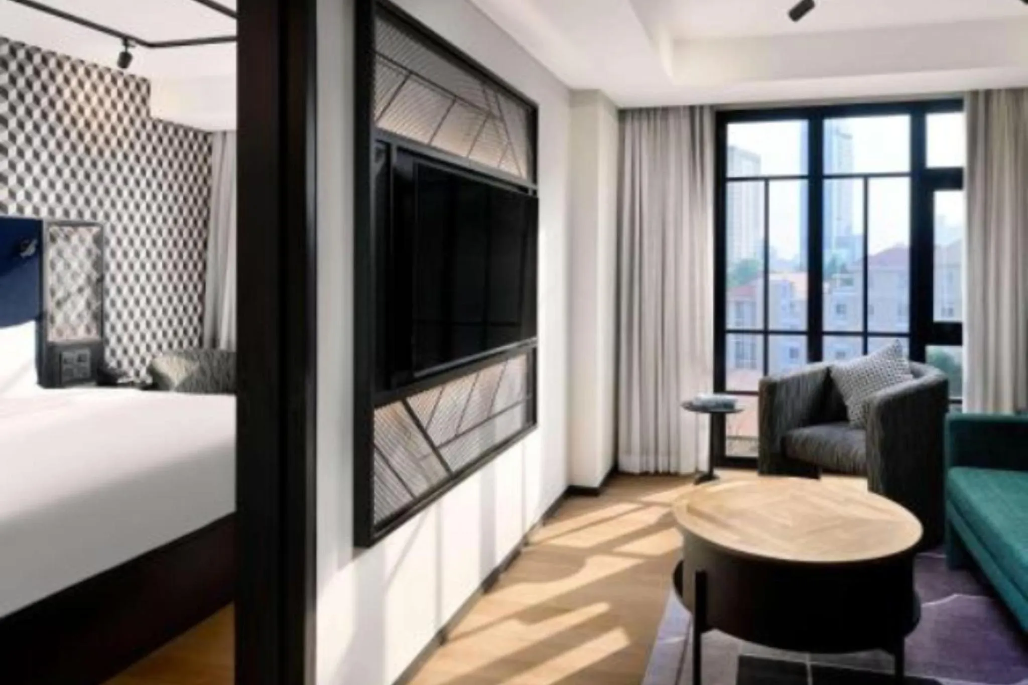 TV and multimedia, Bed in TRIBE Phnom Penh Post Office