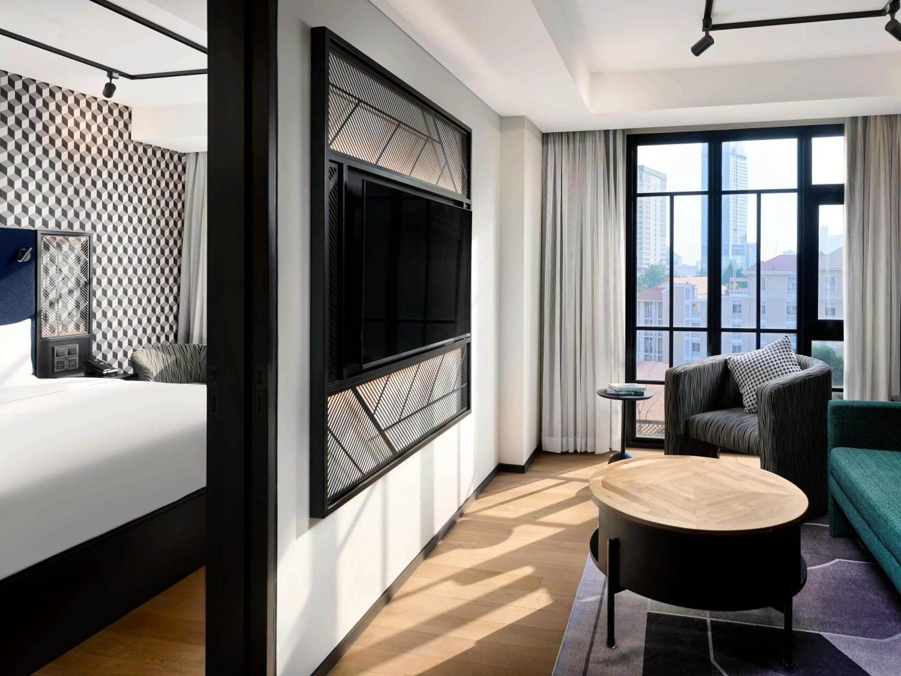 Bedroom, Bed in TRIBE Phnom Penh Post Office