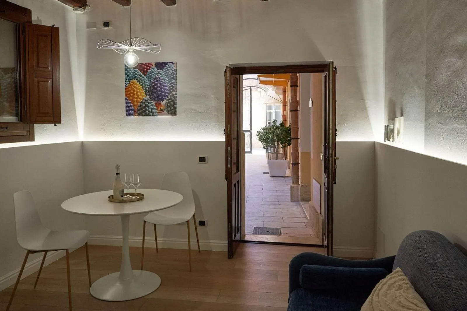 Living room in Residence Cortile Mercè