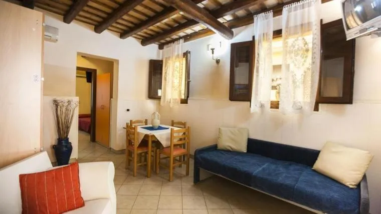 Living room in Residence Cortile Mercè