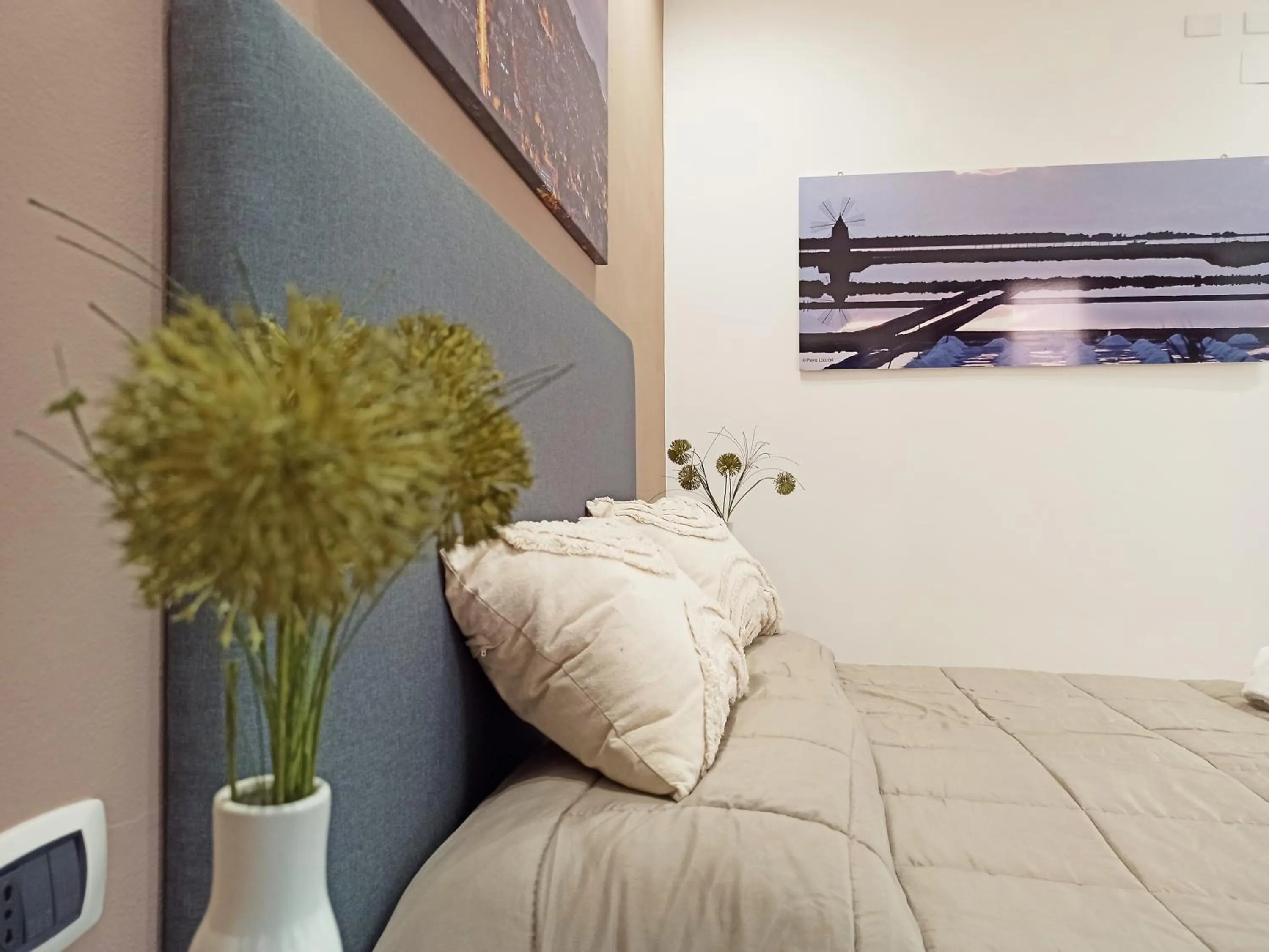 Decorative detail, Bed in Residence Cortile Mercè