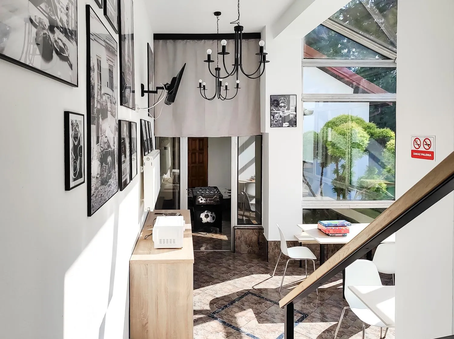 Seating area in Apart Hostel S8