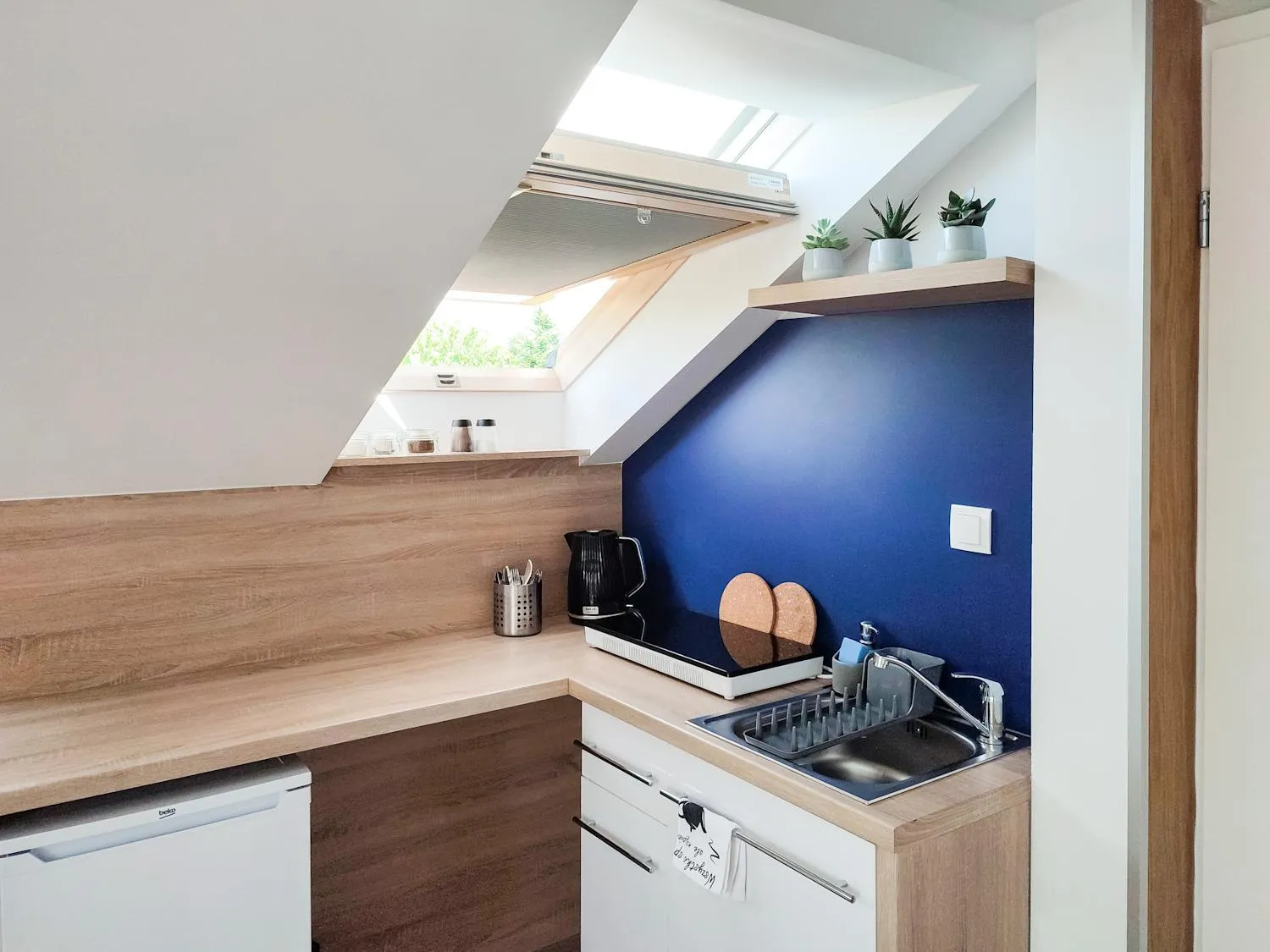 Kitchen or kitchenette in Apart Hostel S8