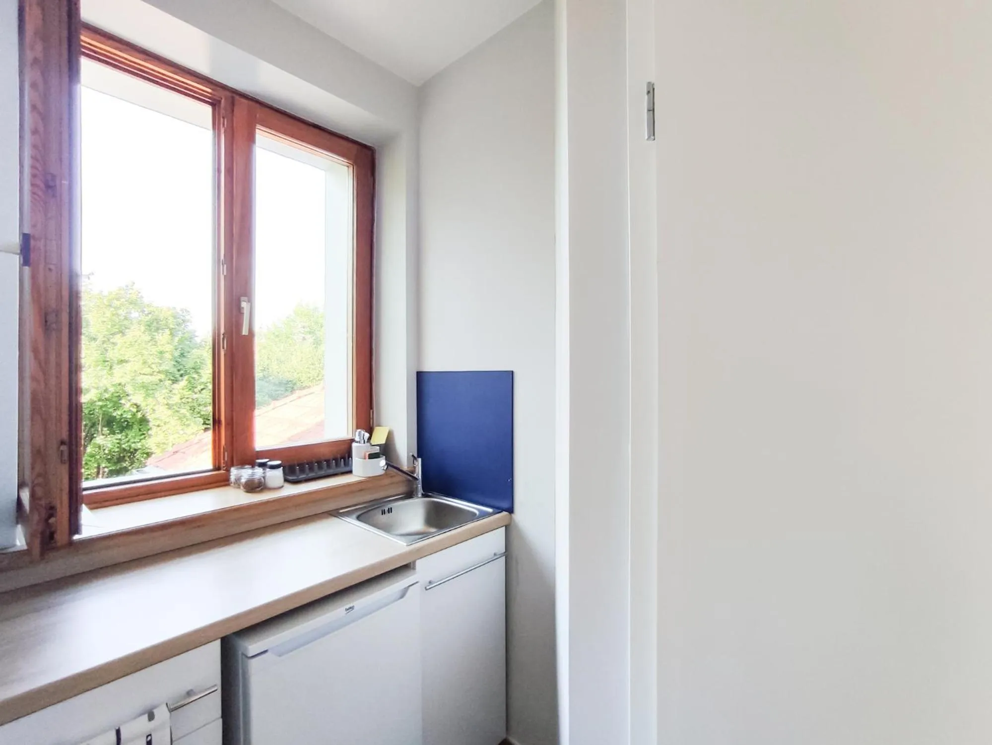 Kitchen or kitchenette in Apart Hostel S8