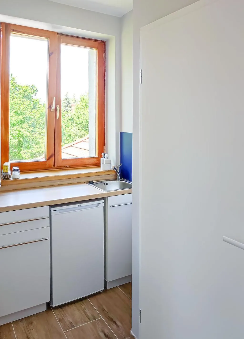 Kitchen or kitchenette in Apart Hostel S8