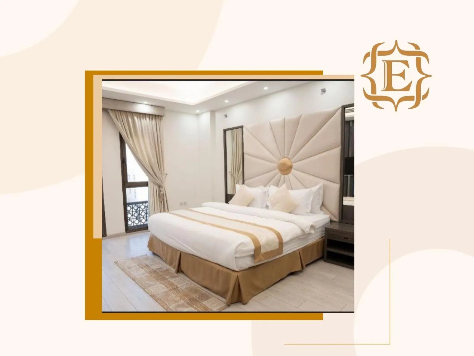 Bed in فندق جولدن إيليت Golden Elite Hotel