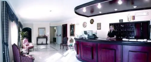 Lobby or reception in Hotel Alceste