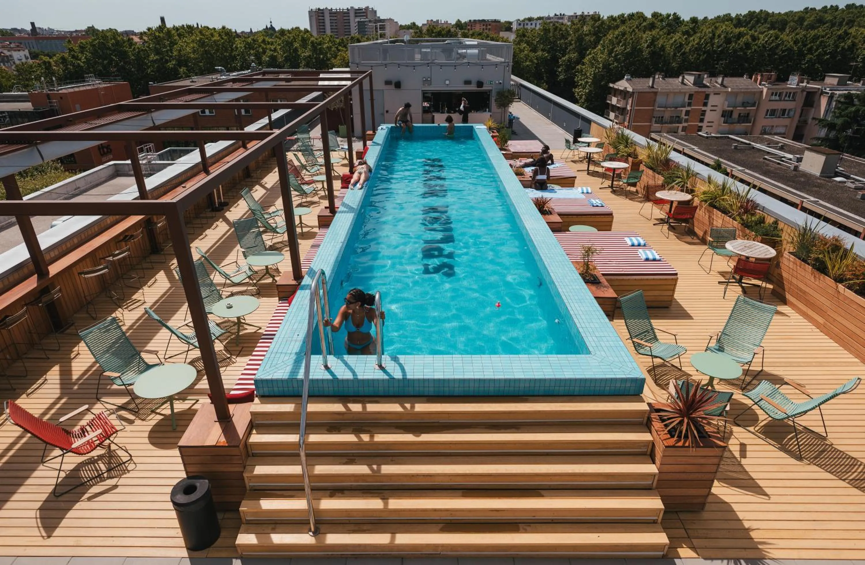 Balcony/Terrace in The Social Hub Toulouse