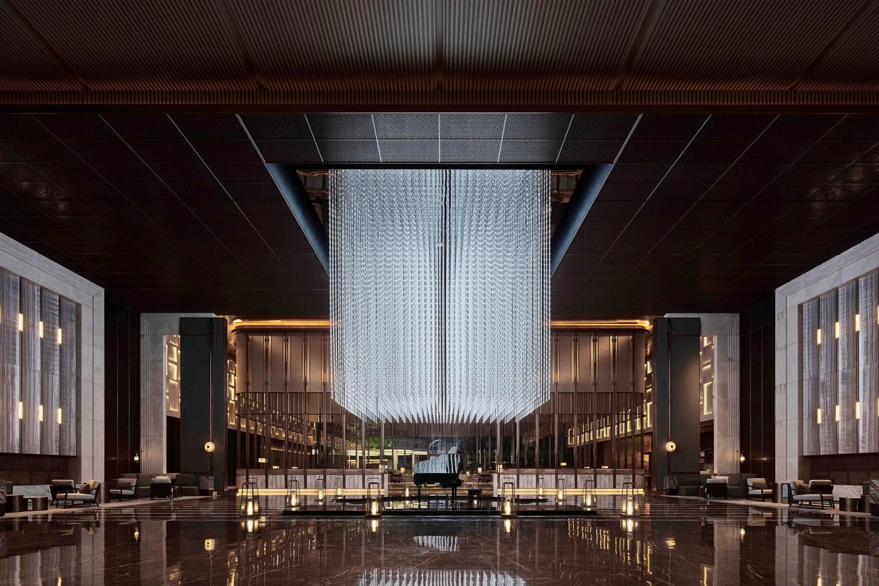 Lobby or reception in InterContinental Hangzhou Liangzhu by IHG