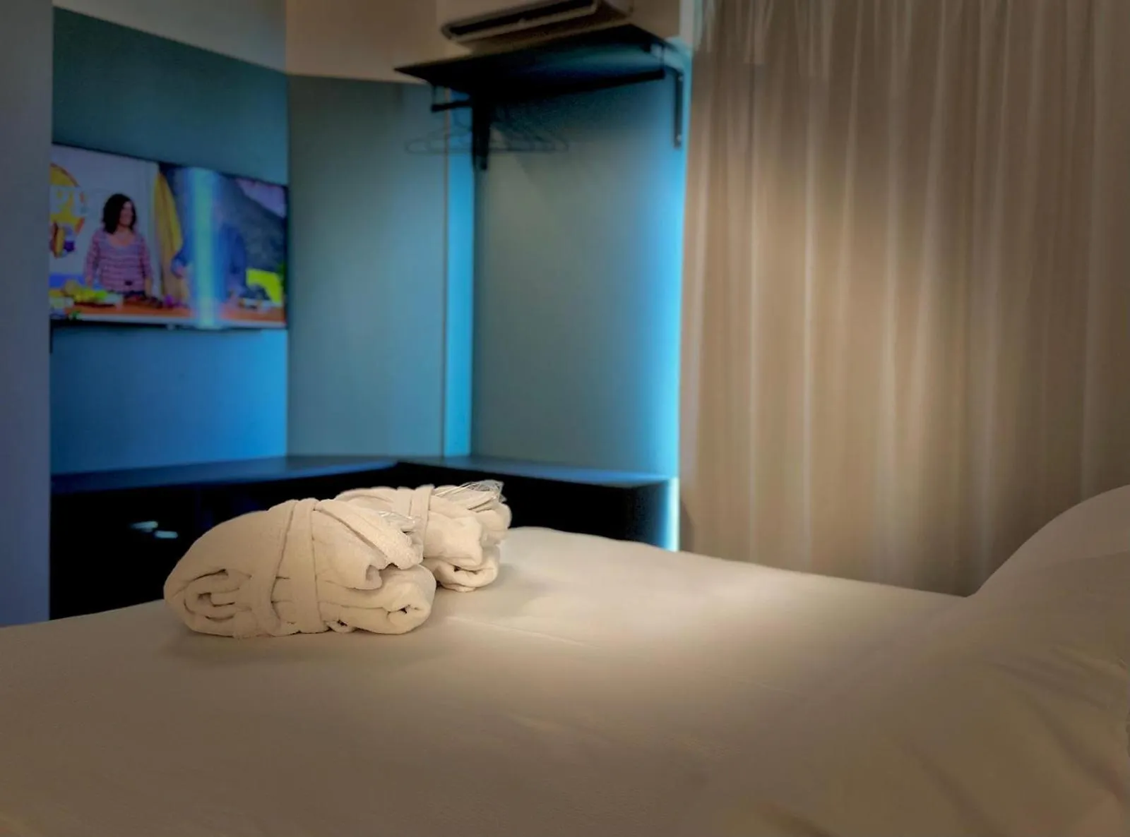 Bed in Andrea Doria Hotel