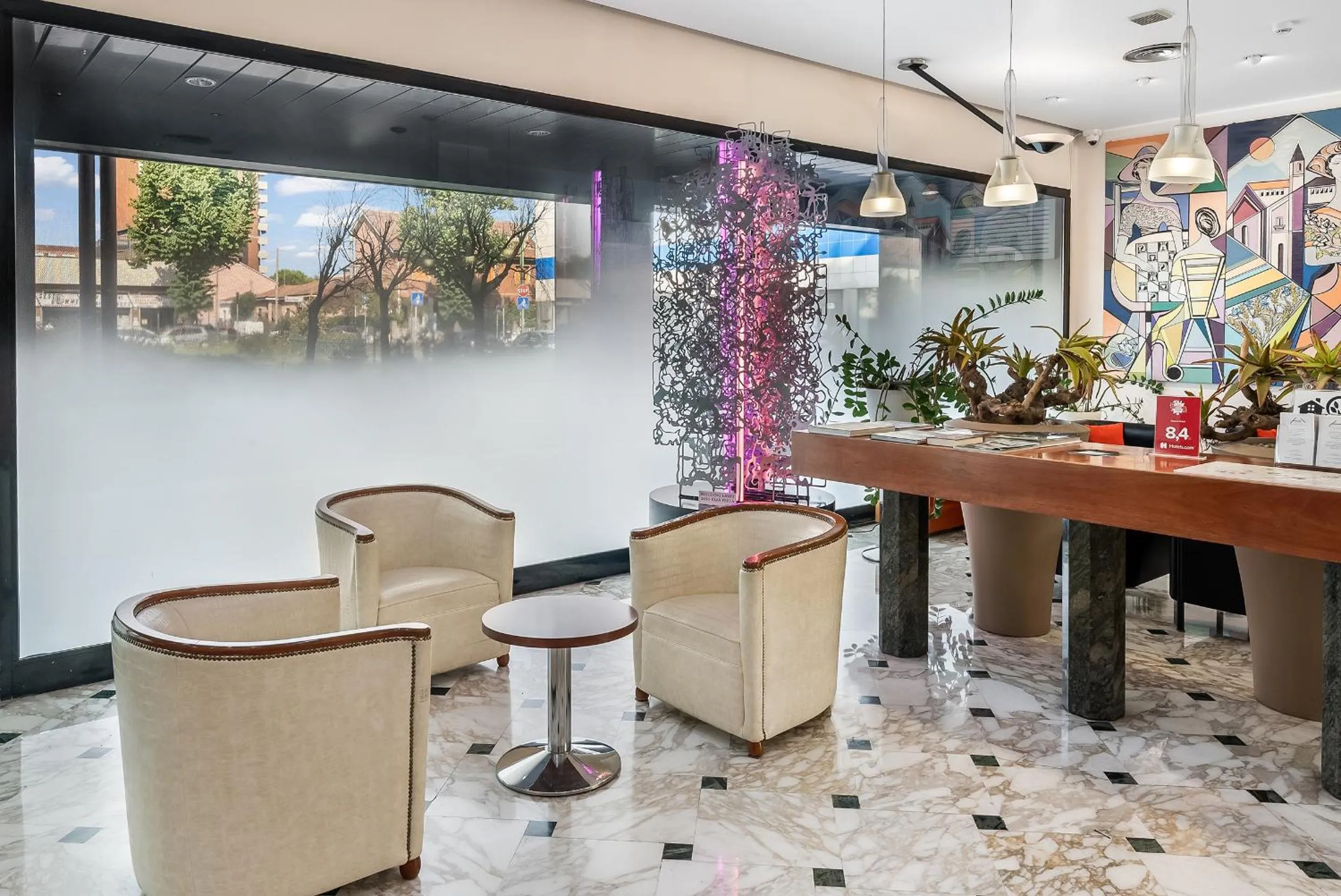 Lobby or reception in Abacus Hotel