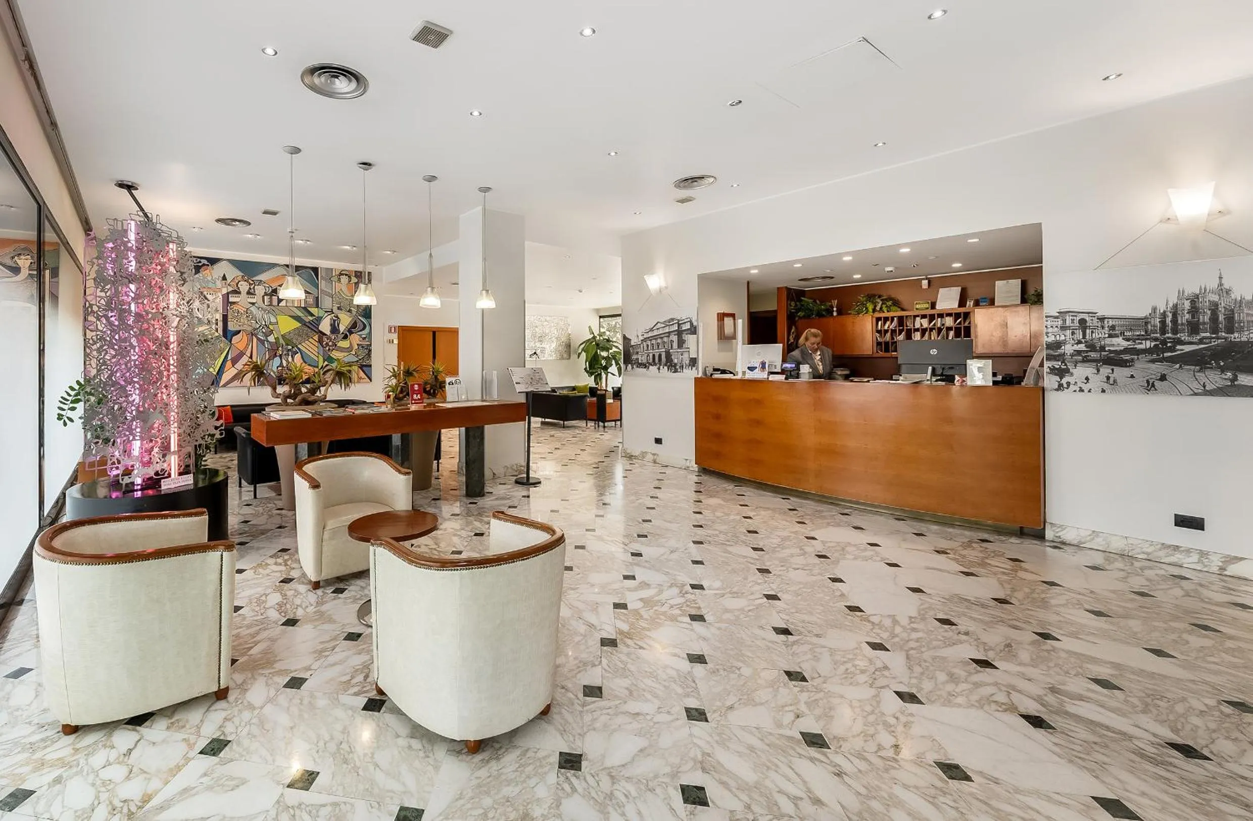 Lobby or reception in Abacus Hotel