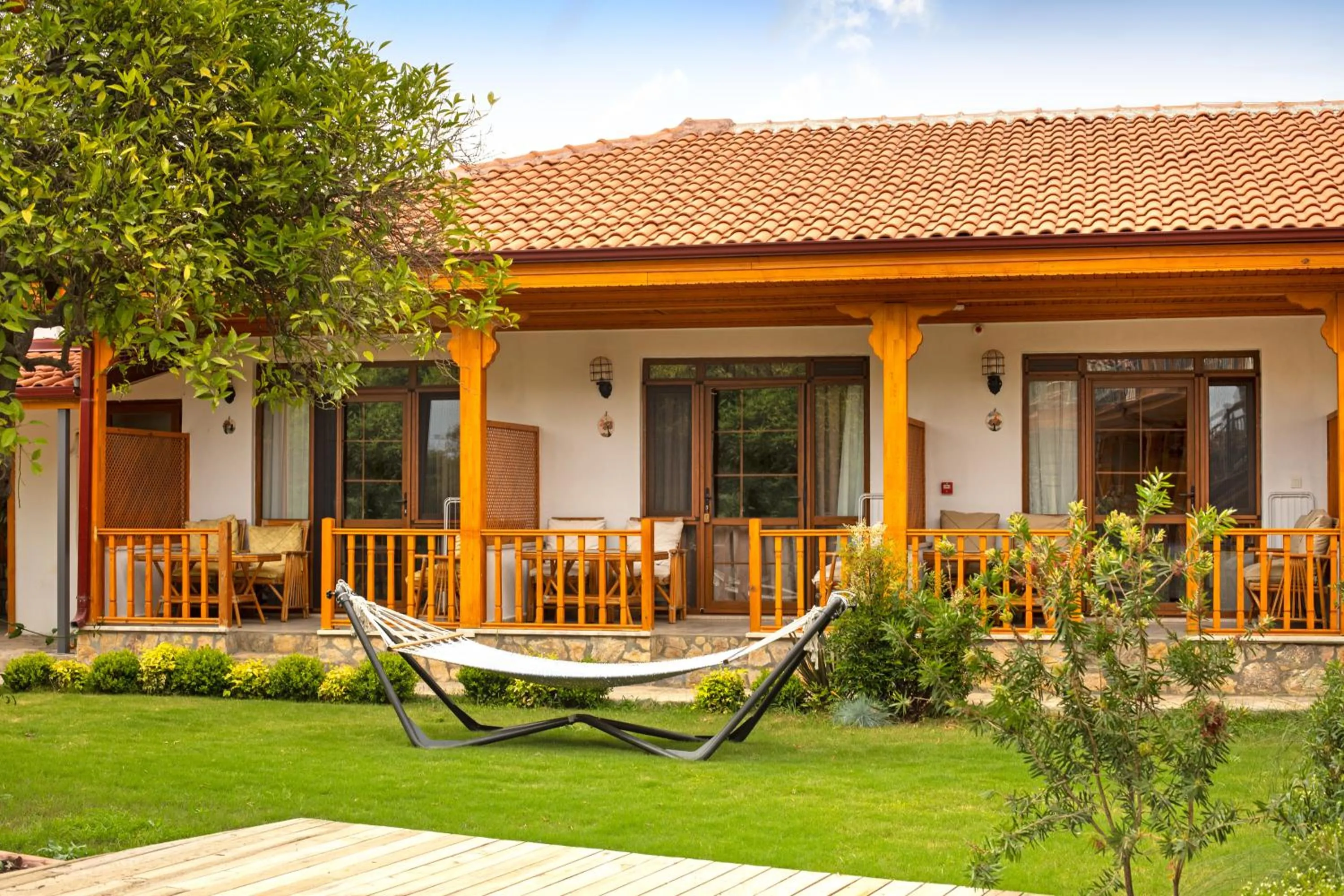 Property building in Orange Garden Hotel Akyaka