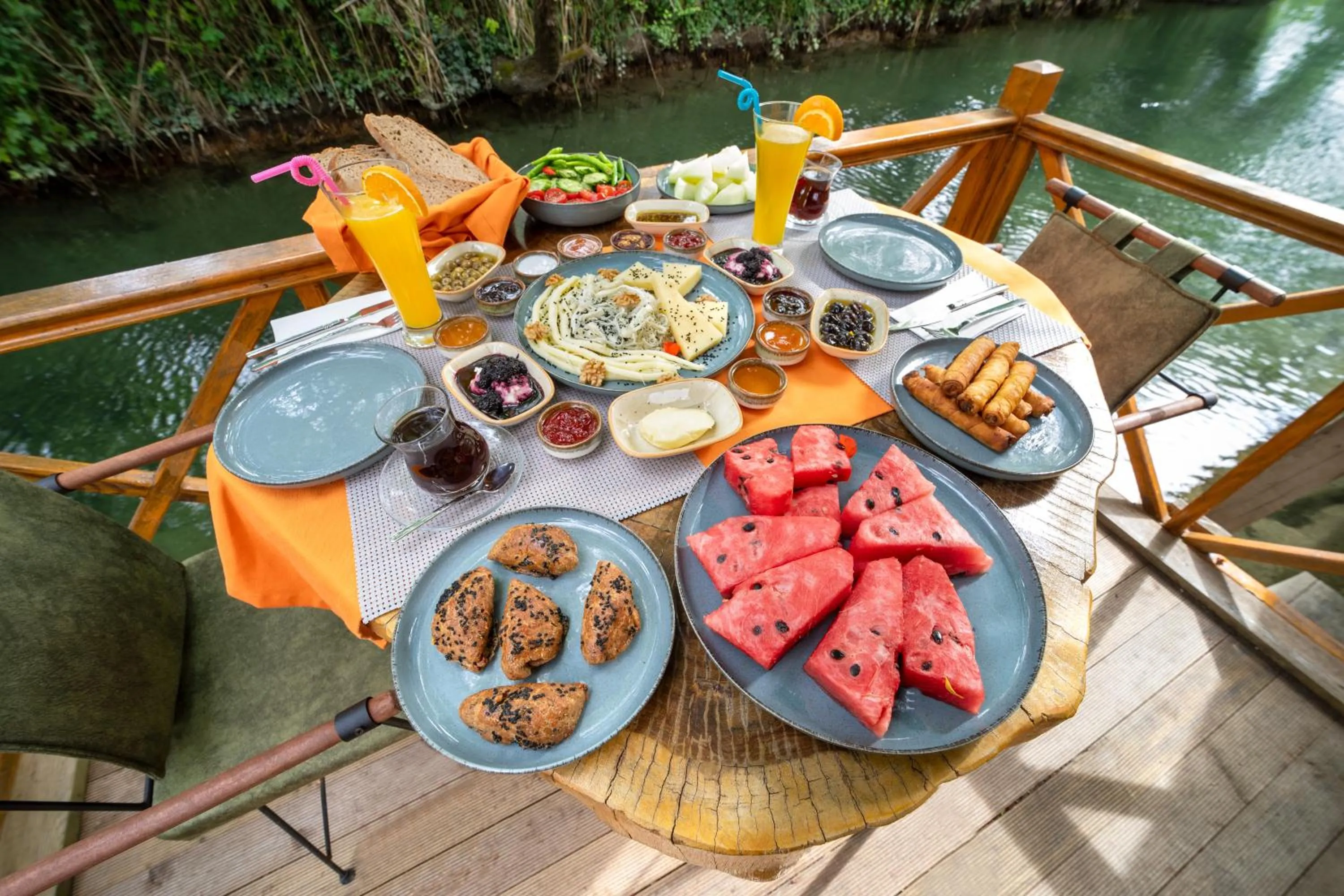 Breakfast in Orange Garden Hotel Akyaka