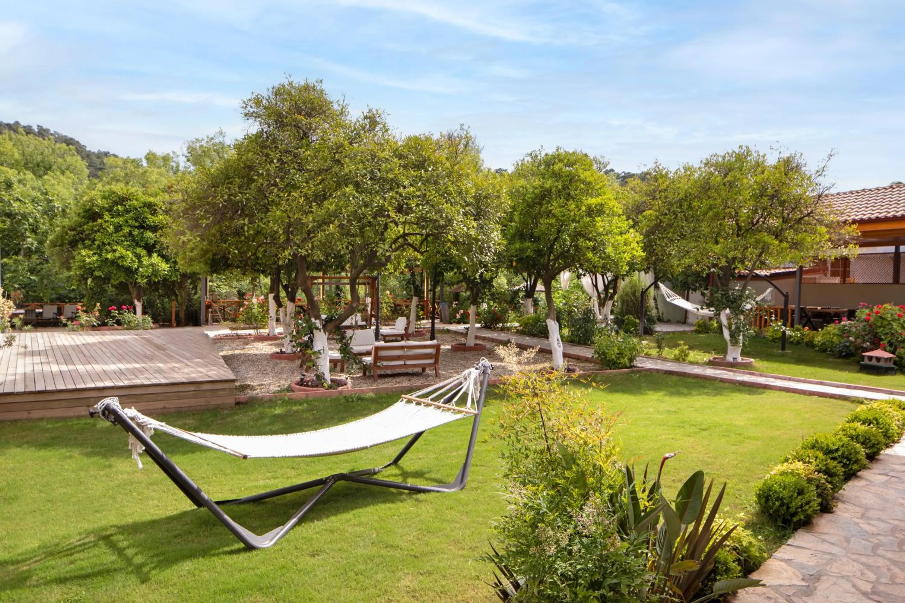 Garden in Orange Garden Hotel Akyaka