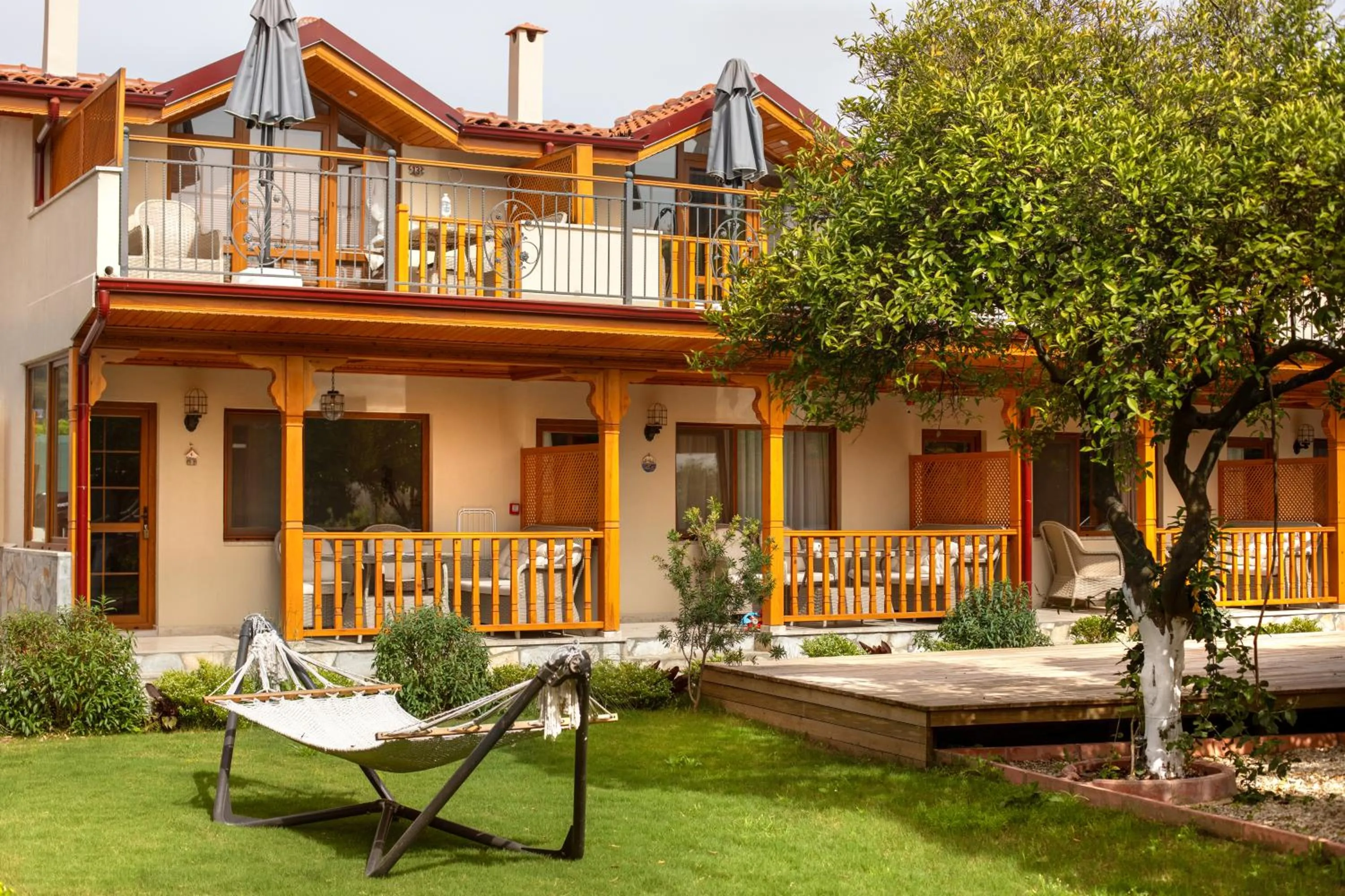 Balcony/Terrace in Orange Garden Hotel Akyaka