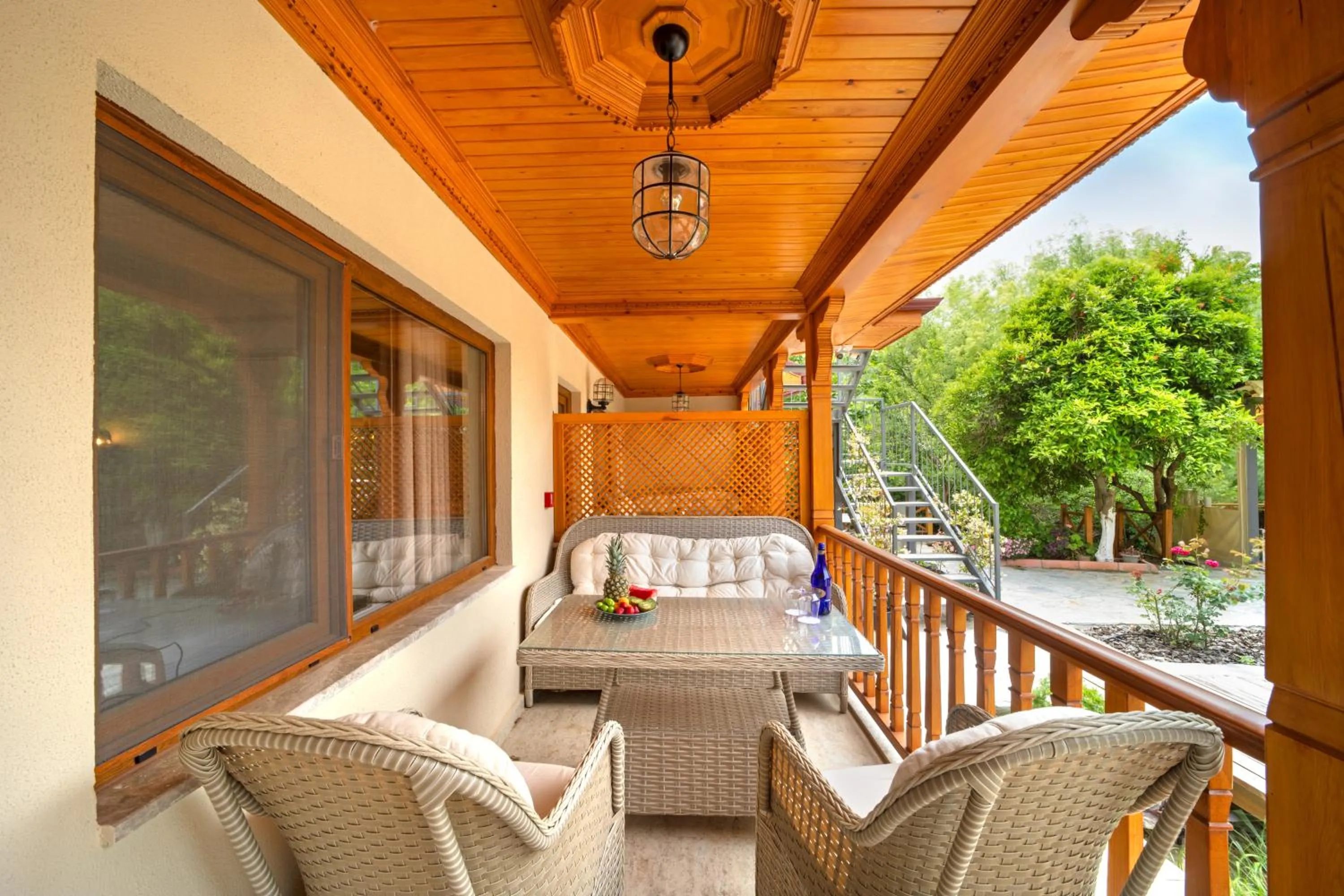 Patio in Orange Garden Hotel Akyaka