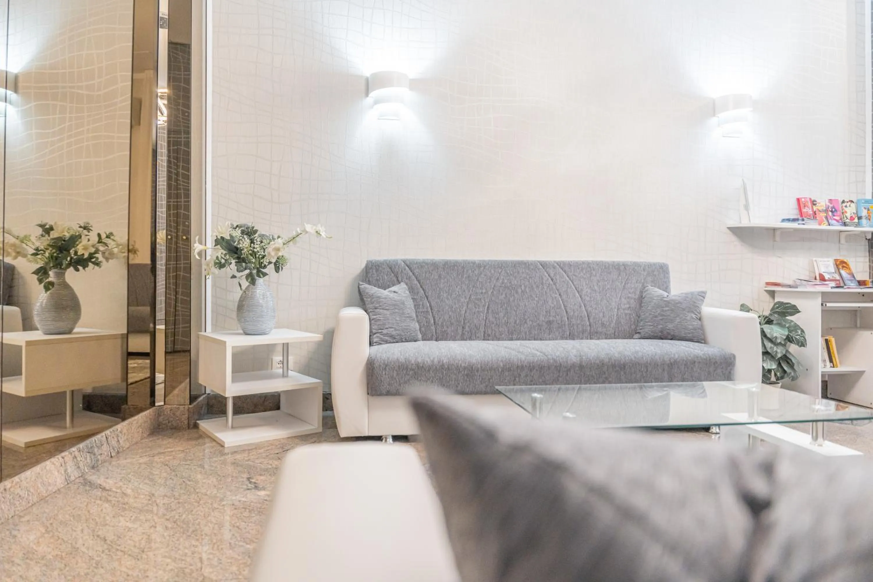 Lobby or reception in Hotel Donatello