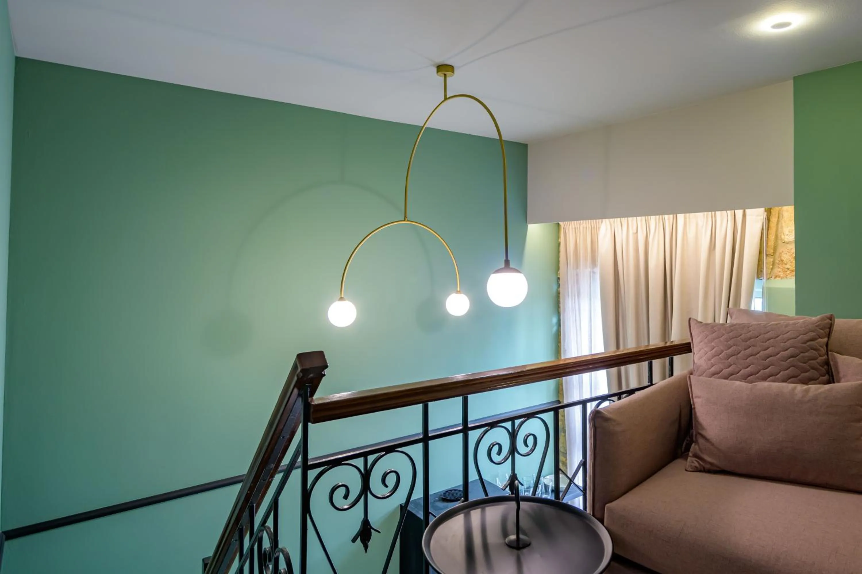 Seating area in Urban Tales