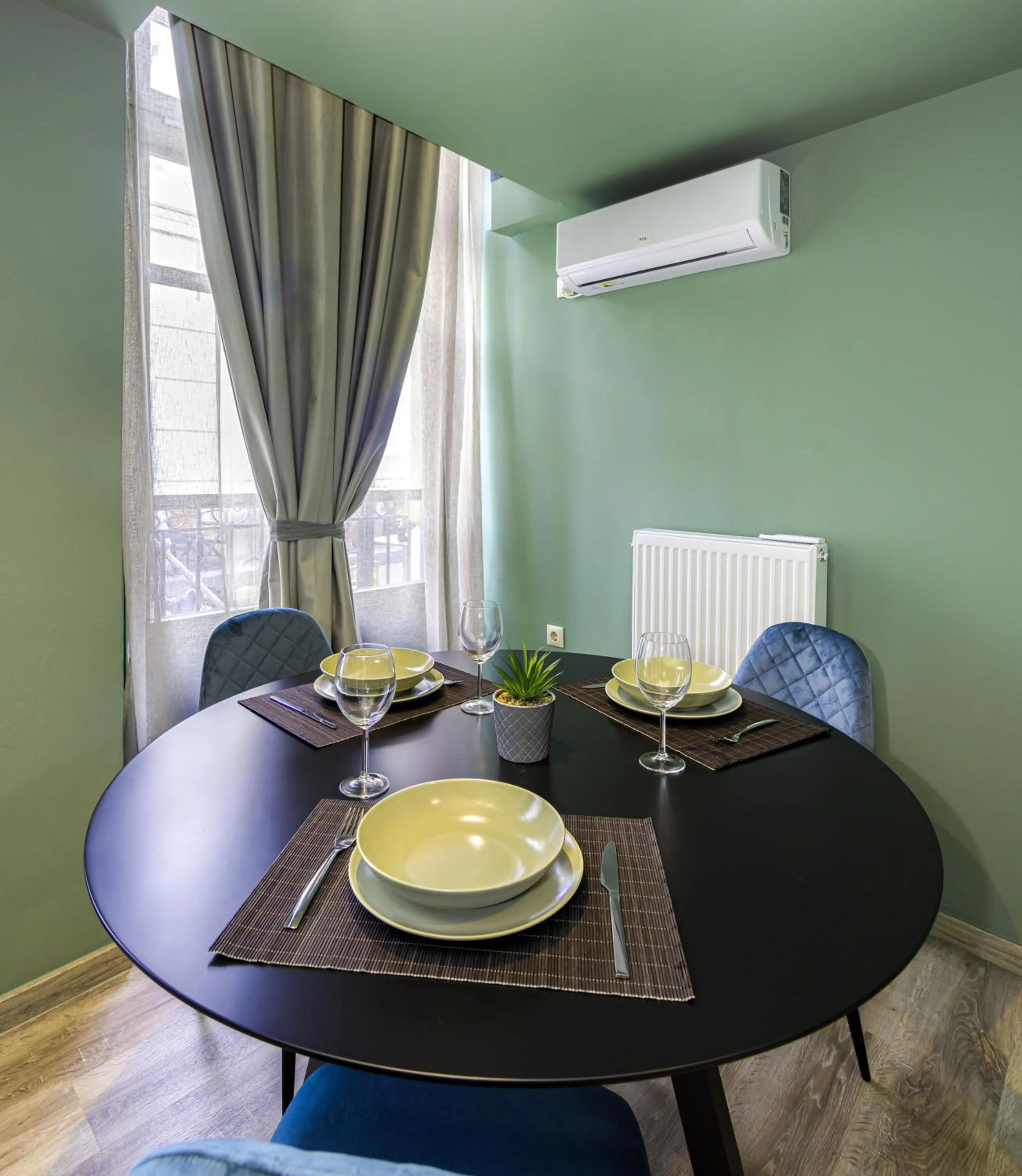 Dining area in Urban Tales