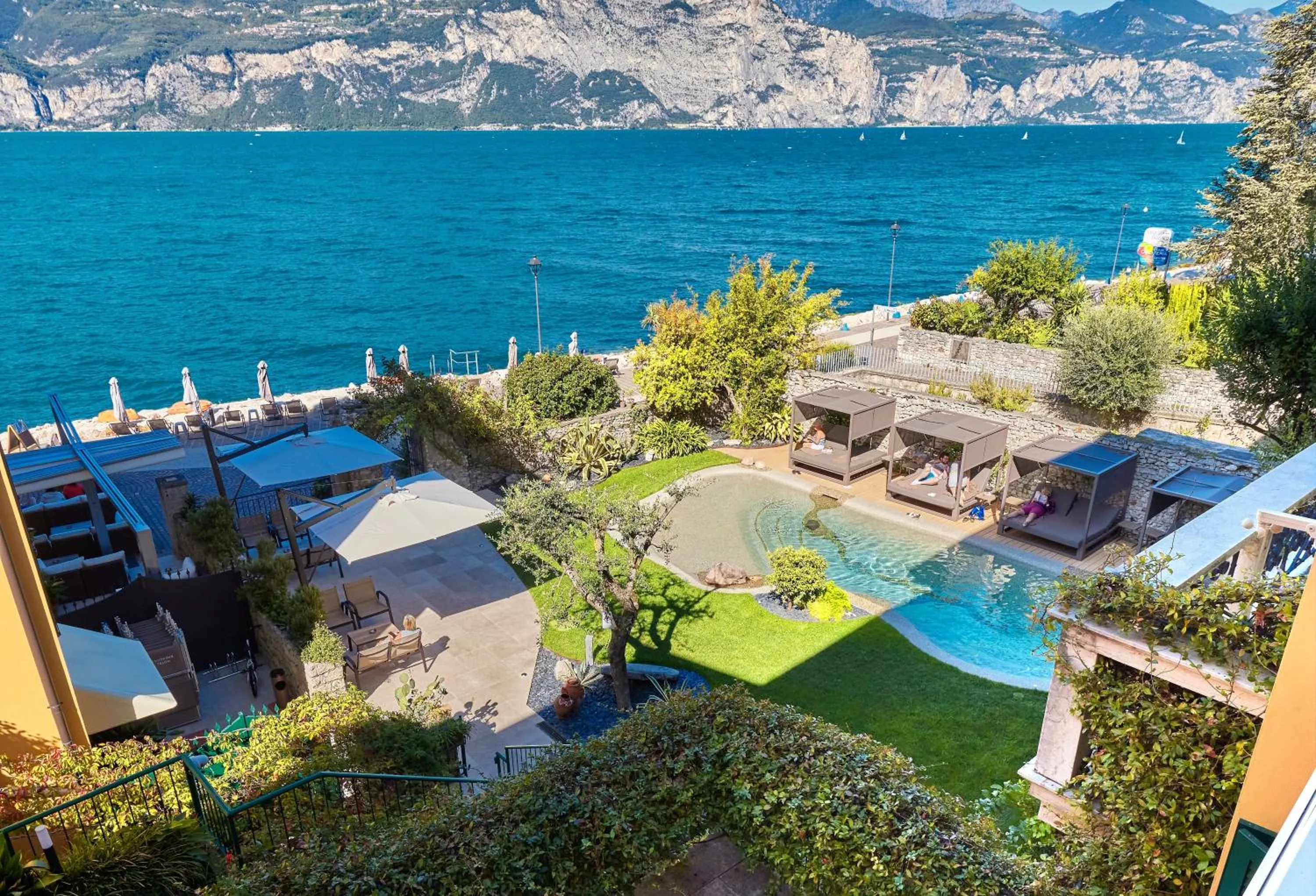 View (from property/room) in Lake Front Hotel Brenzone