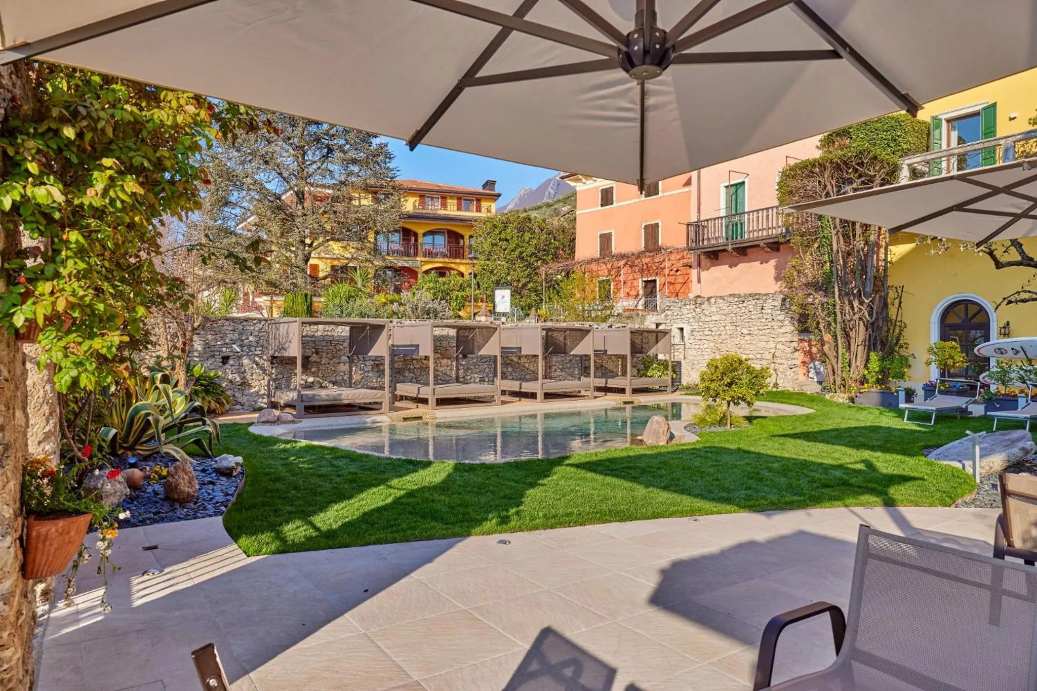 Garden in Lake Front Hotel Brenzone