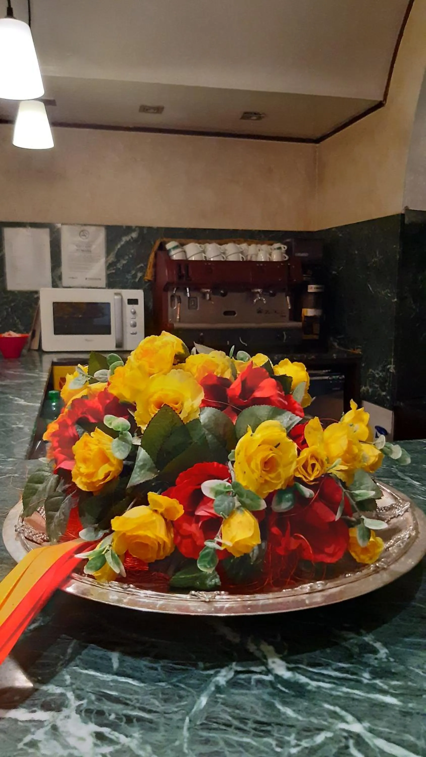 Decorative detail in Hotel Valentino Centro Storico