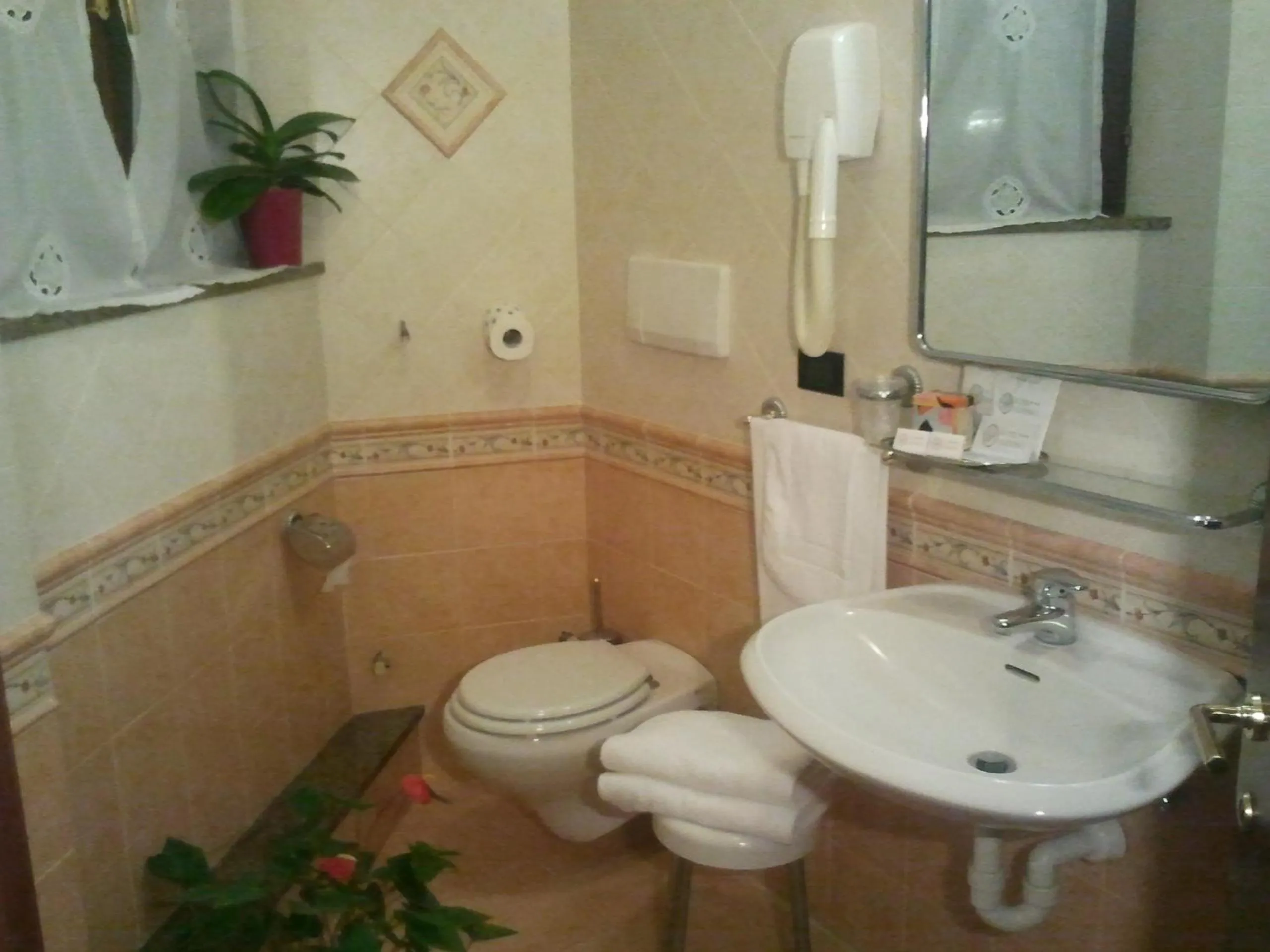 Bathroom in Hotel Valentino Centro Storico