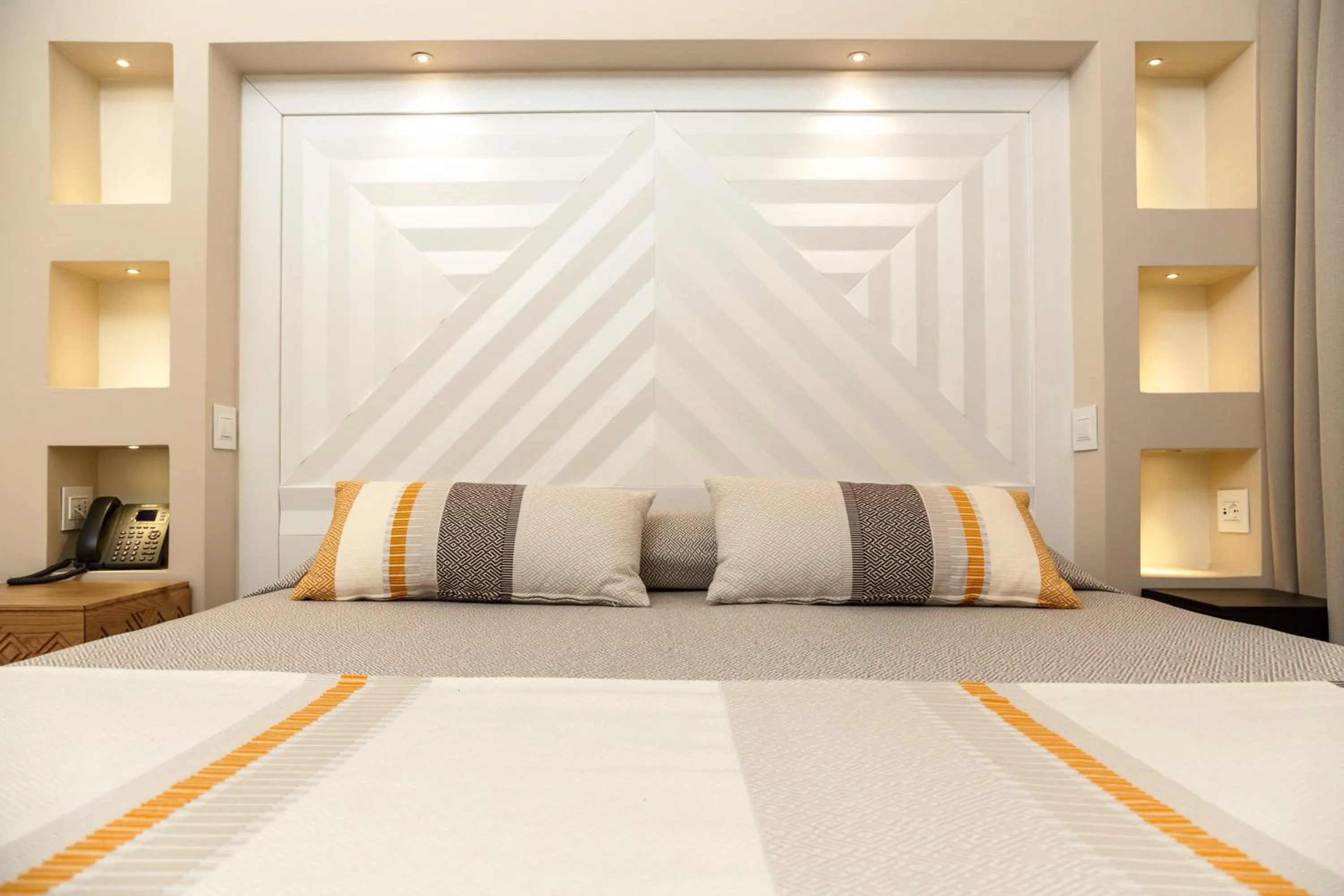 Bed in Hotel Club Saraceno - Bovis Hotels