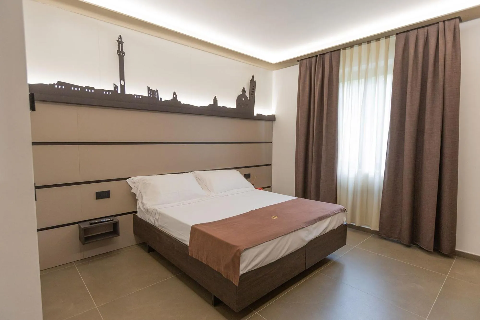 Bedroom, Bed in Palace Hotel Due Ponti