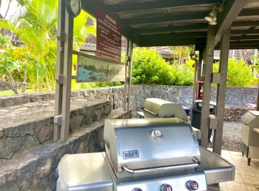 BBQ facilities in Black Sands Beach Condo with Full Kitchen