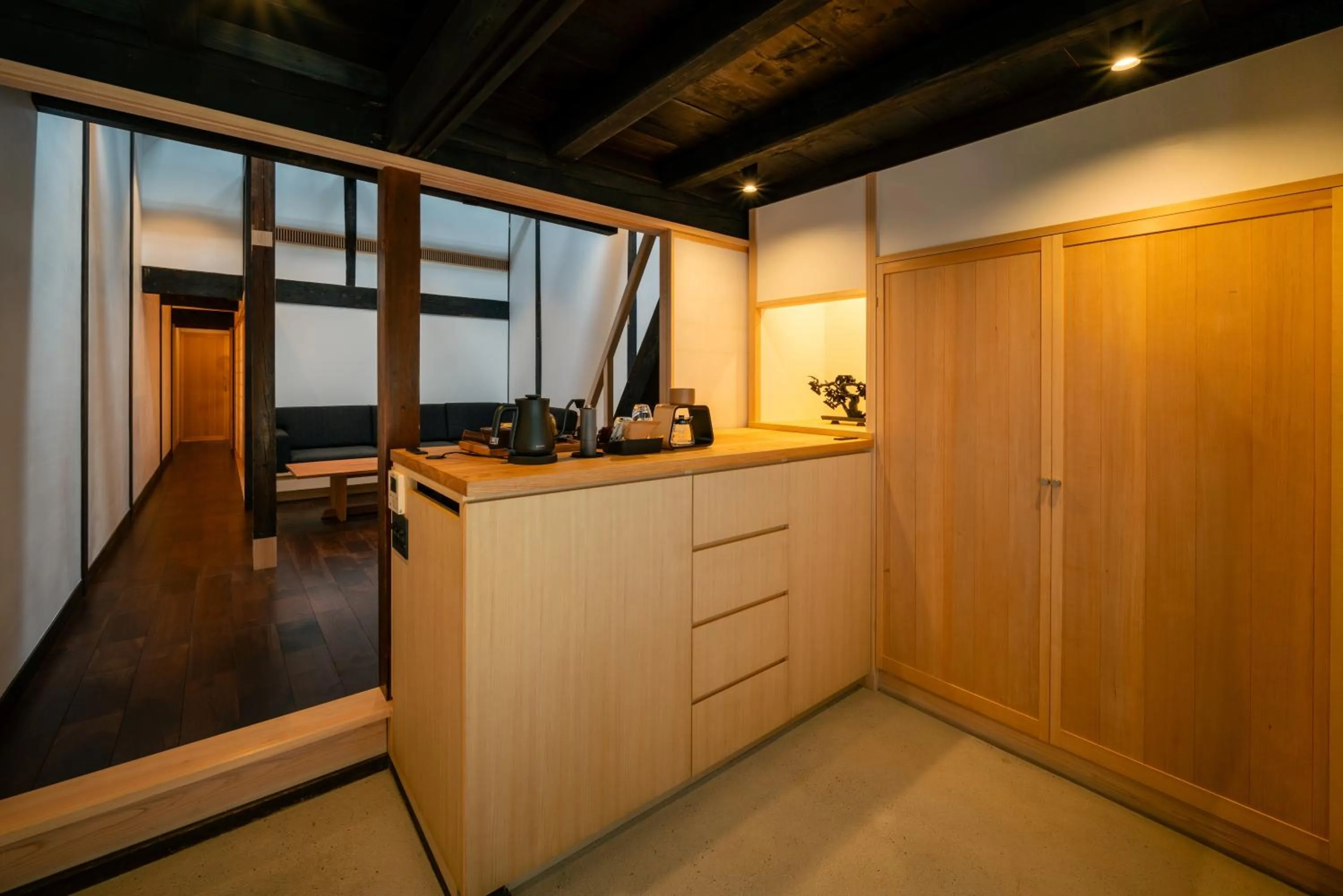 Living room in BYAKU Narai