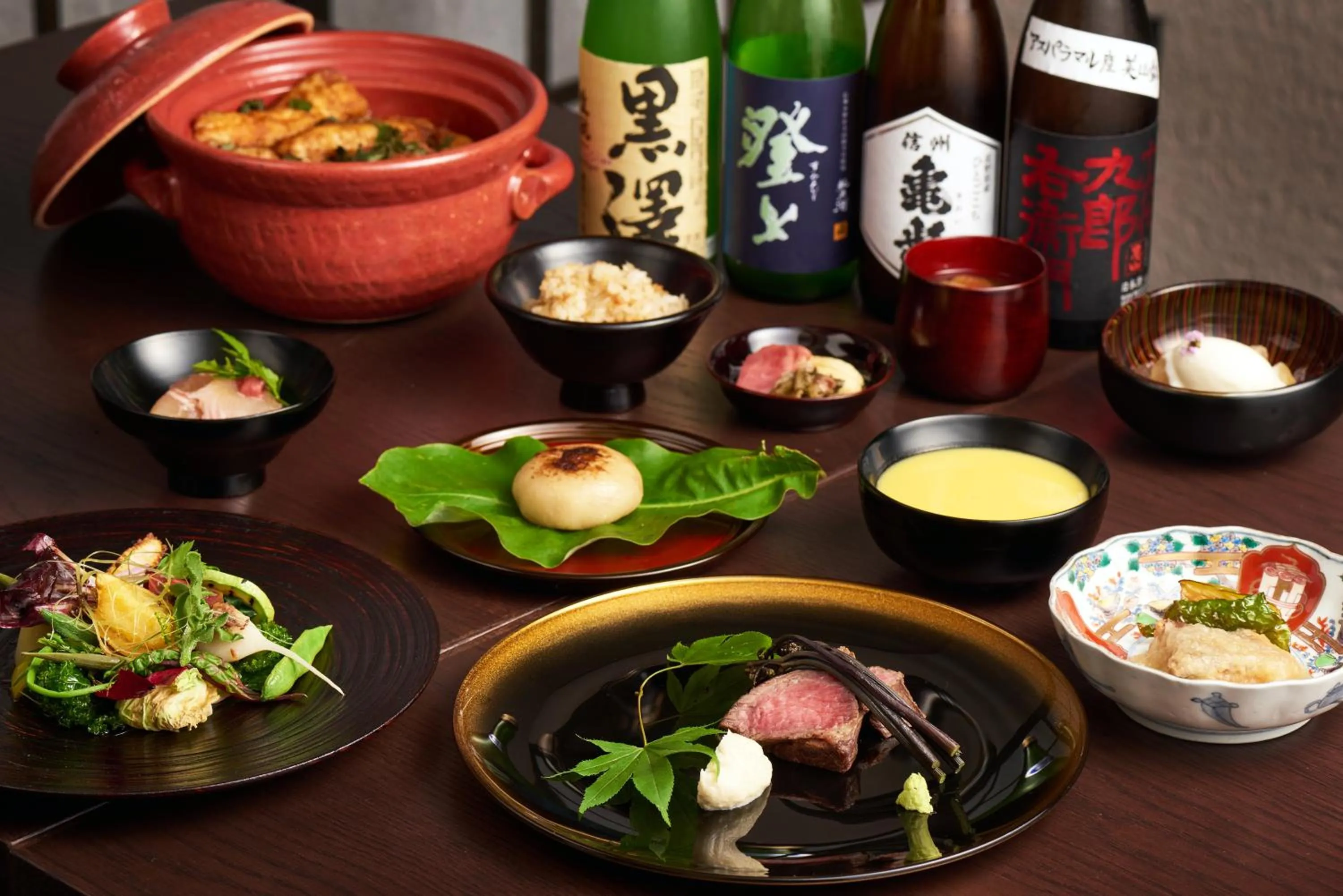 Dinner in BYAKU Narai