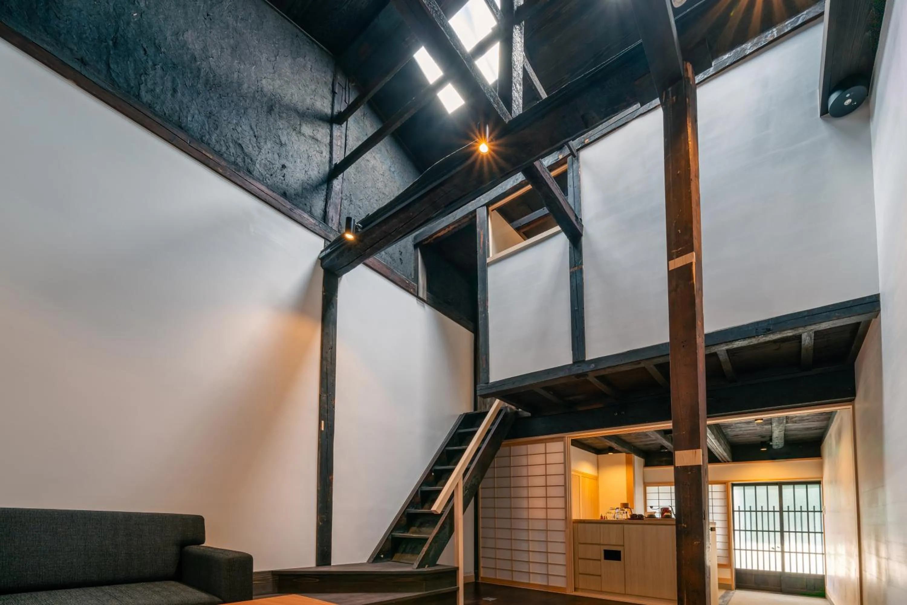 Living room in BYAKU Narai