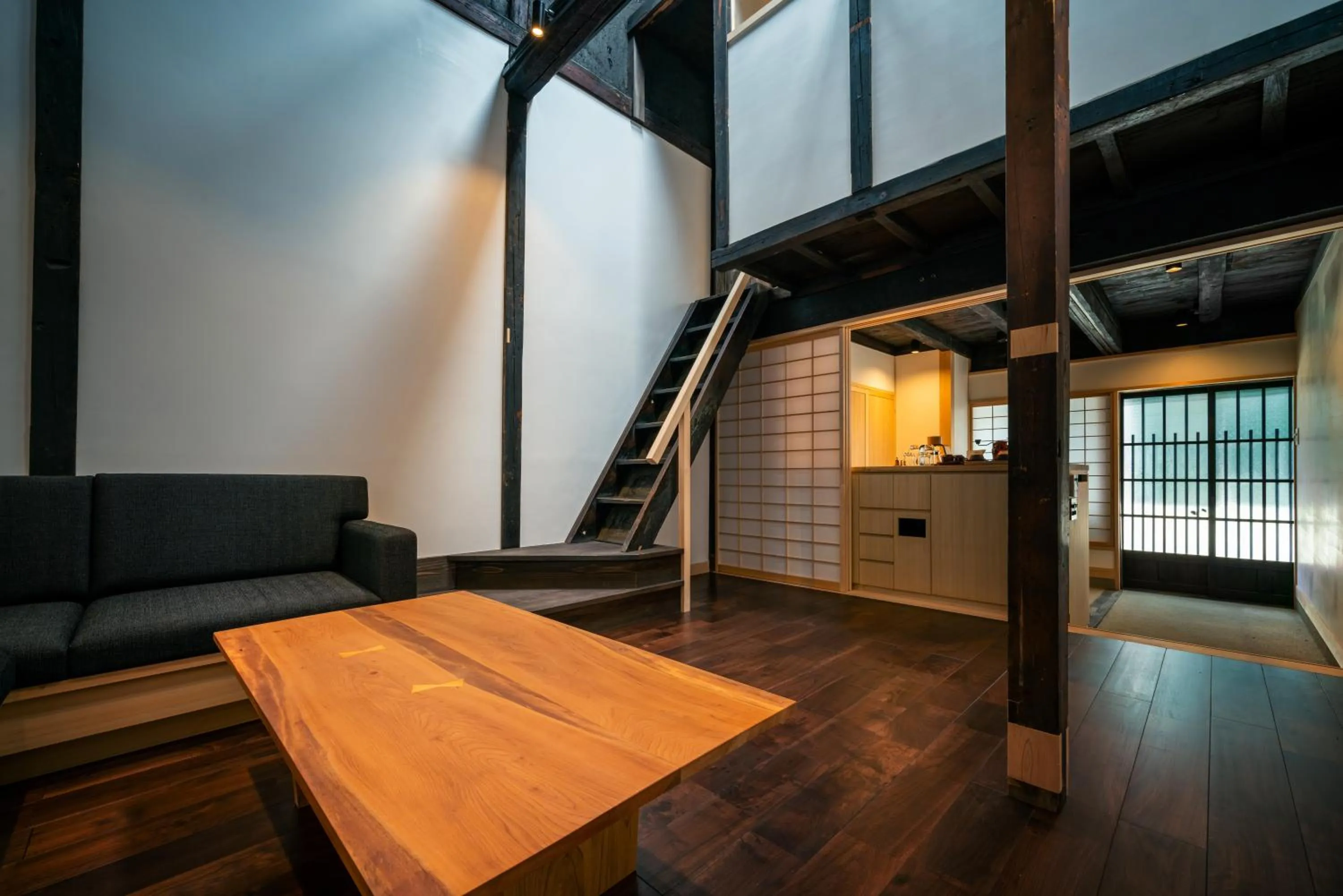 Living room in BYAKU Narai