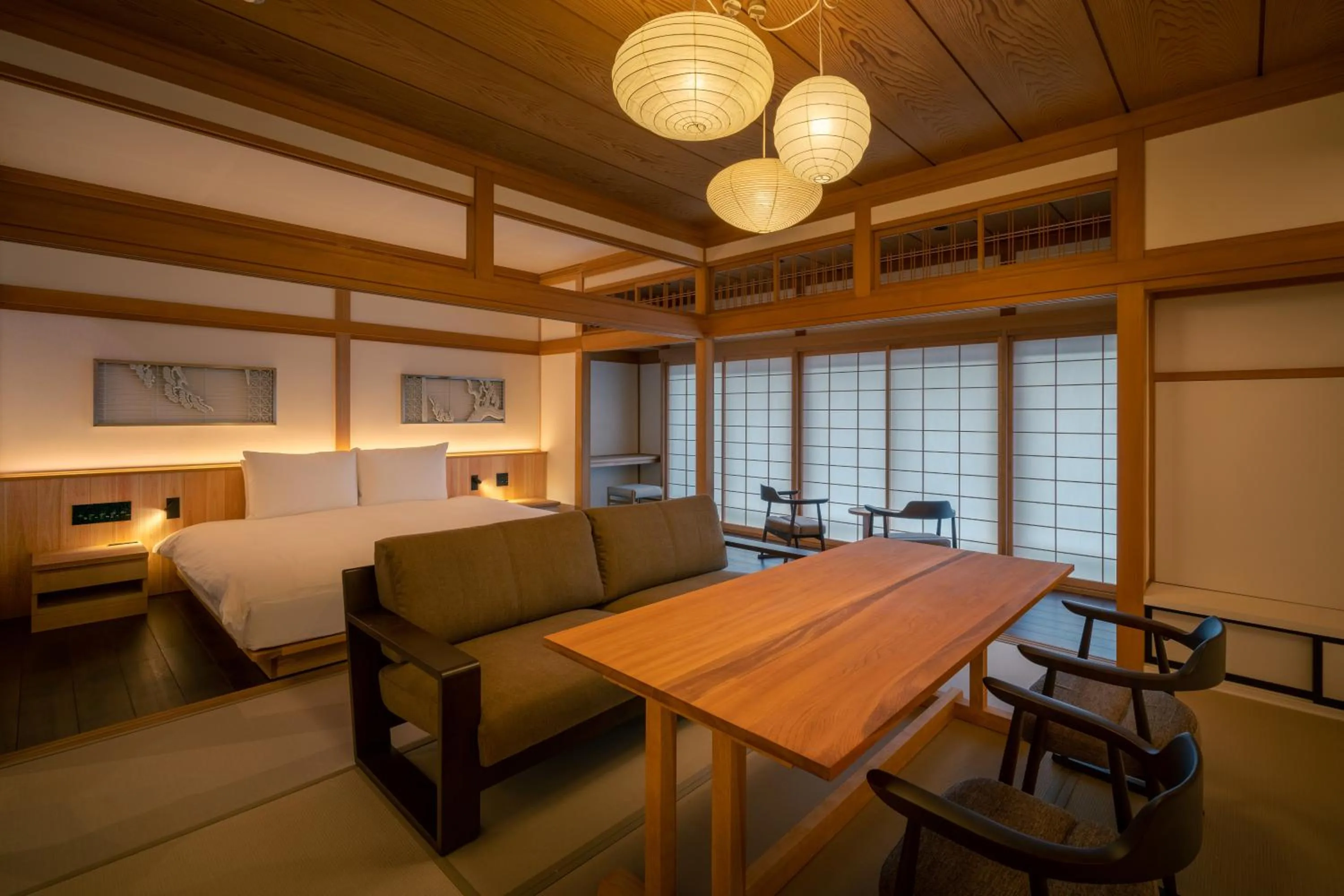 Bedroom in BYAKU Narai