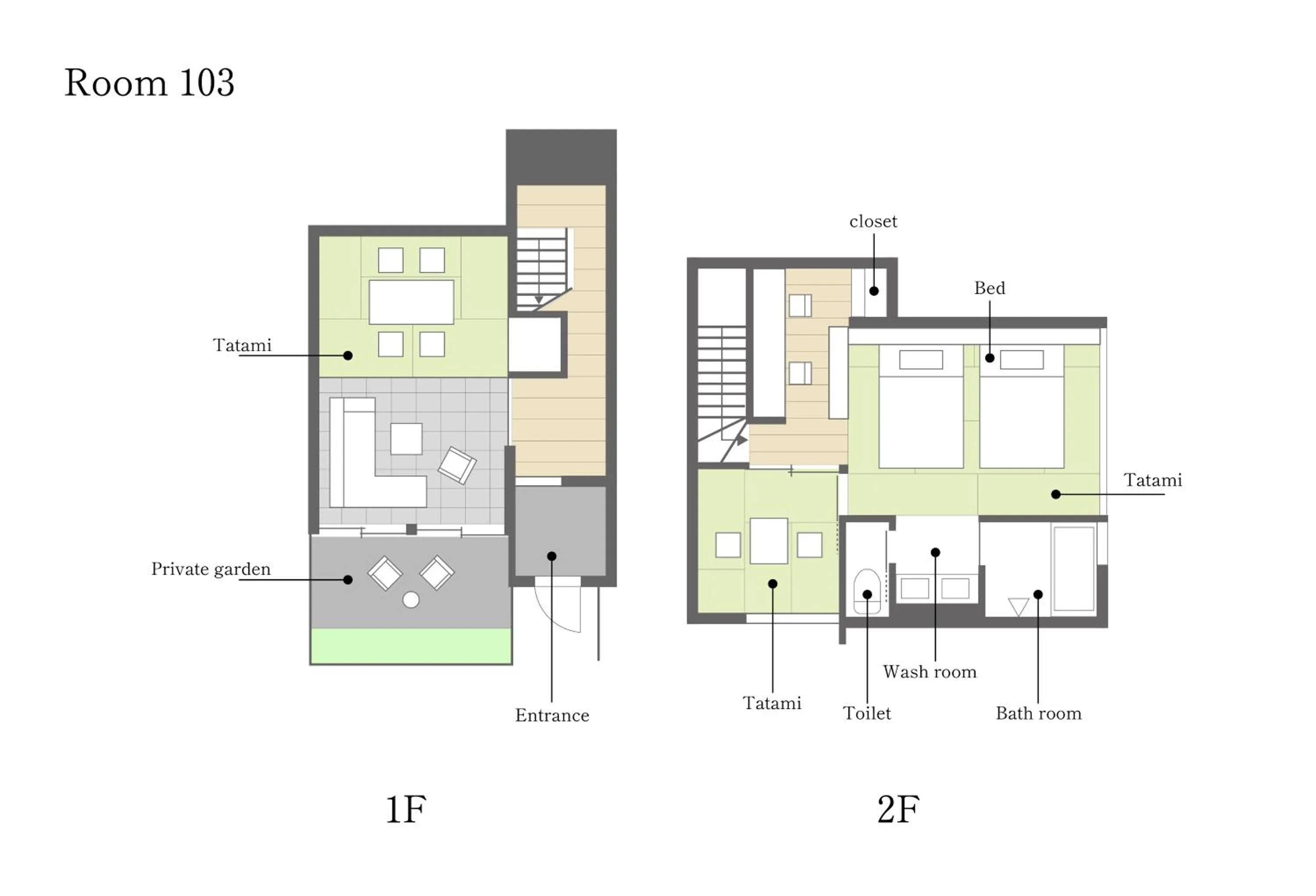 Floor plan in BYAKU Narai