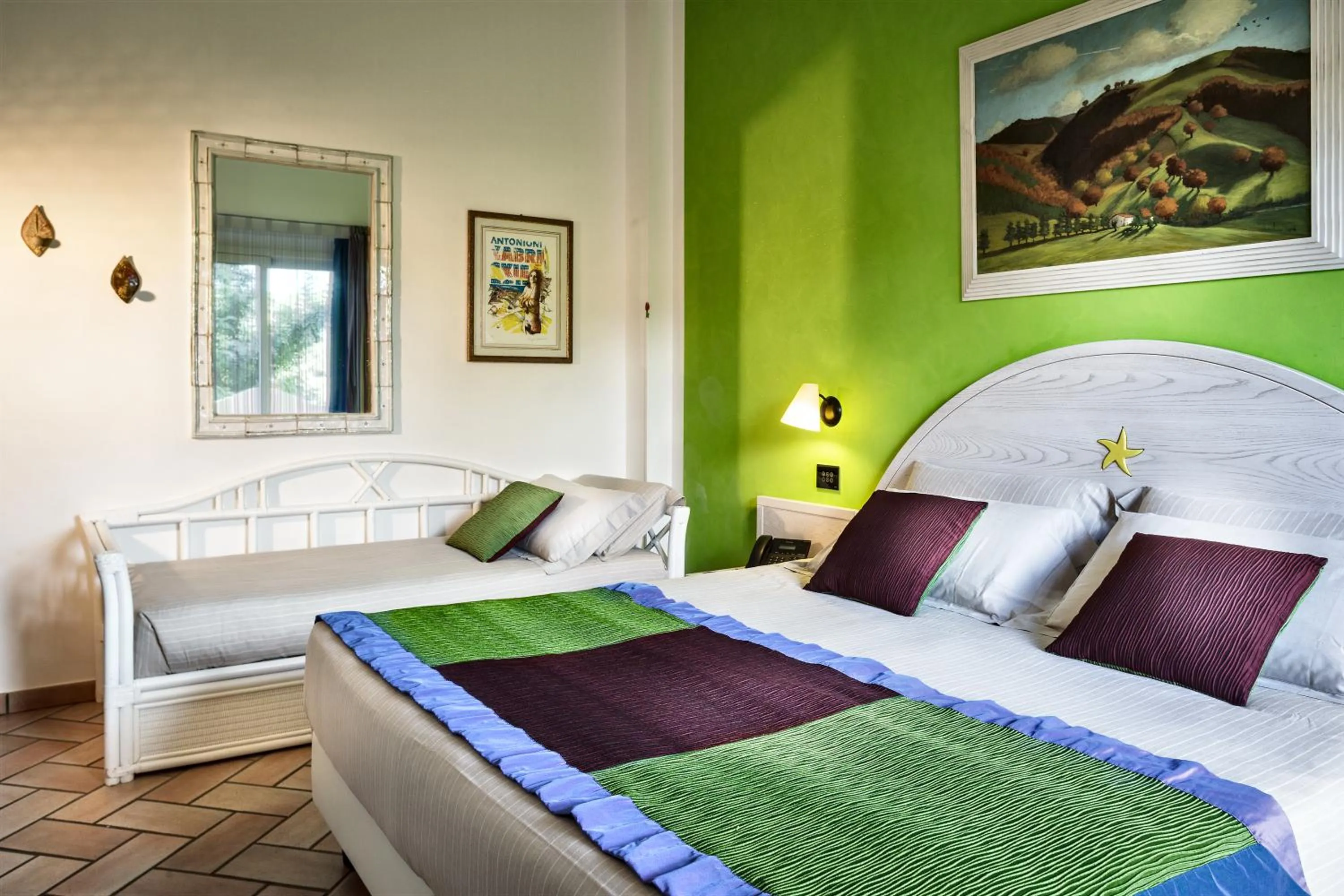 Bedroom, Bed in Hotel Stella Maris