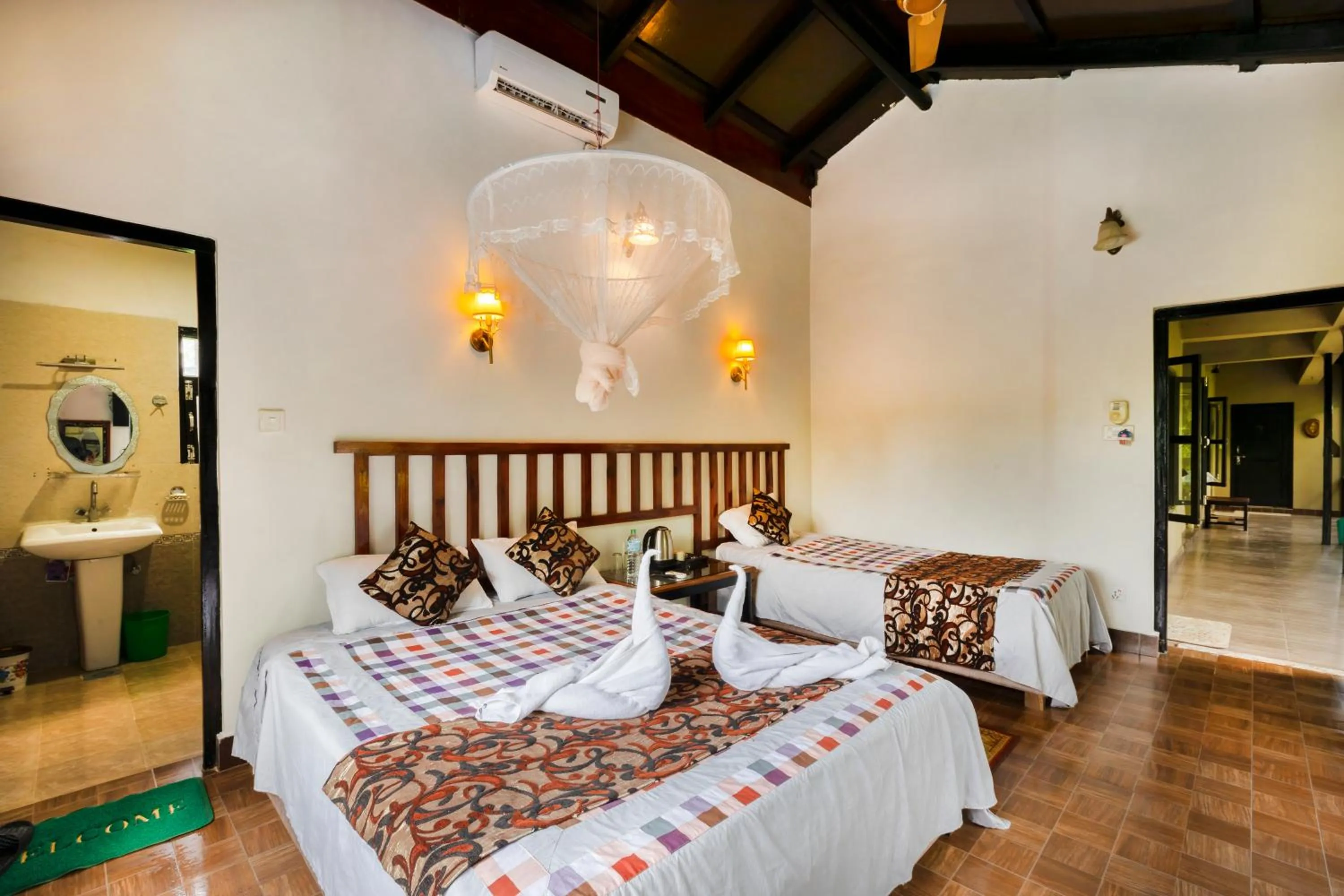 Bed in Hotel Parkside