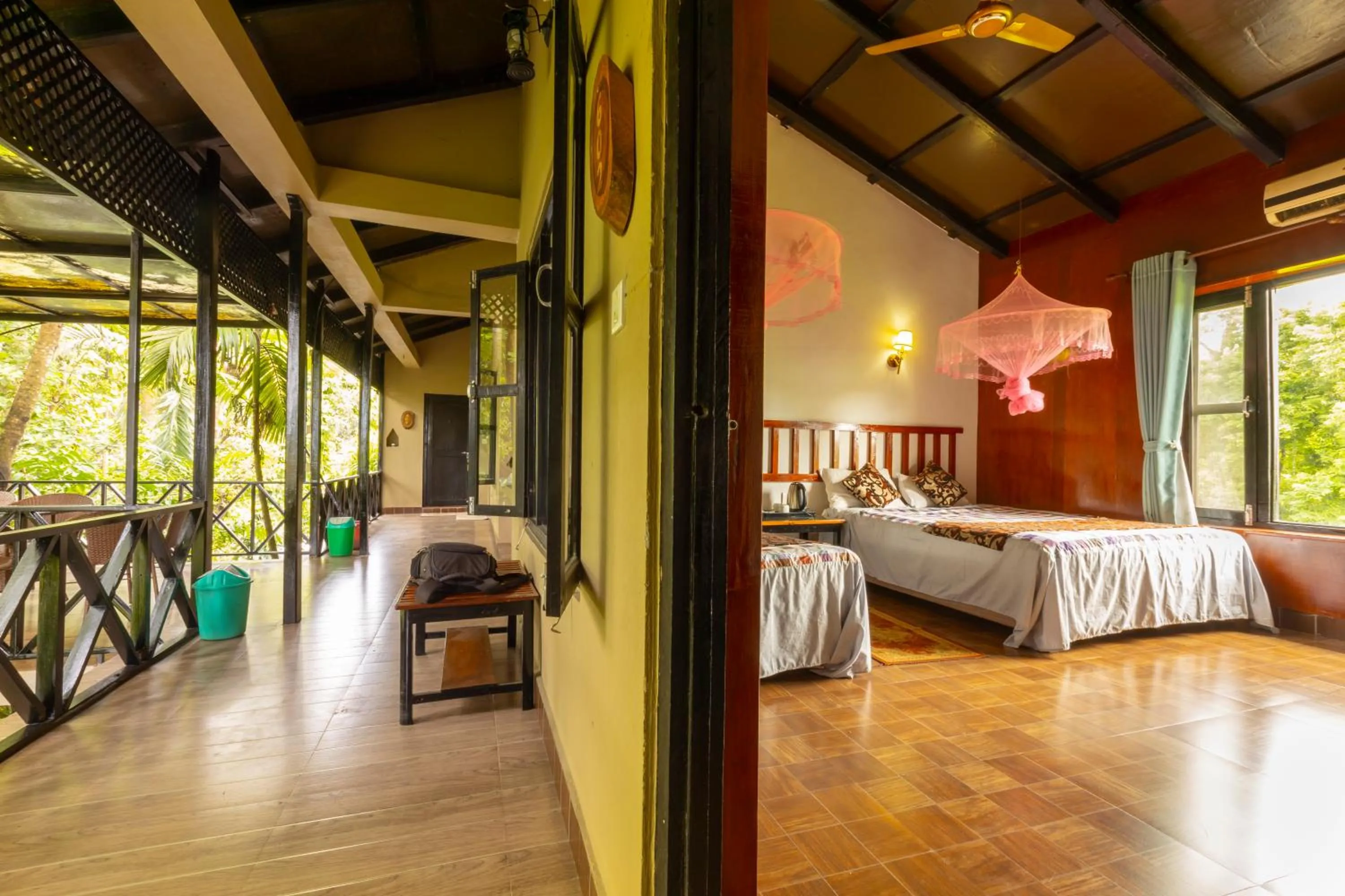 Bed in Hotel Parkside