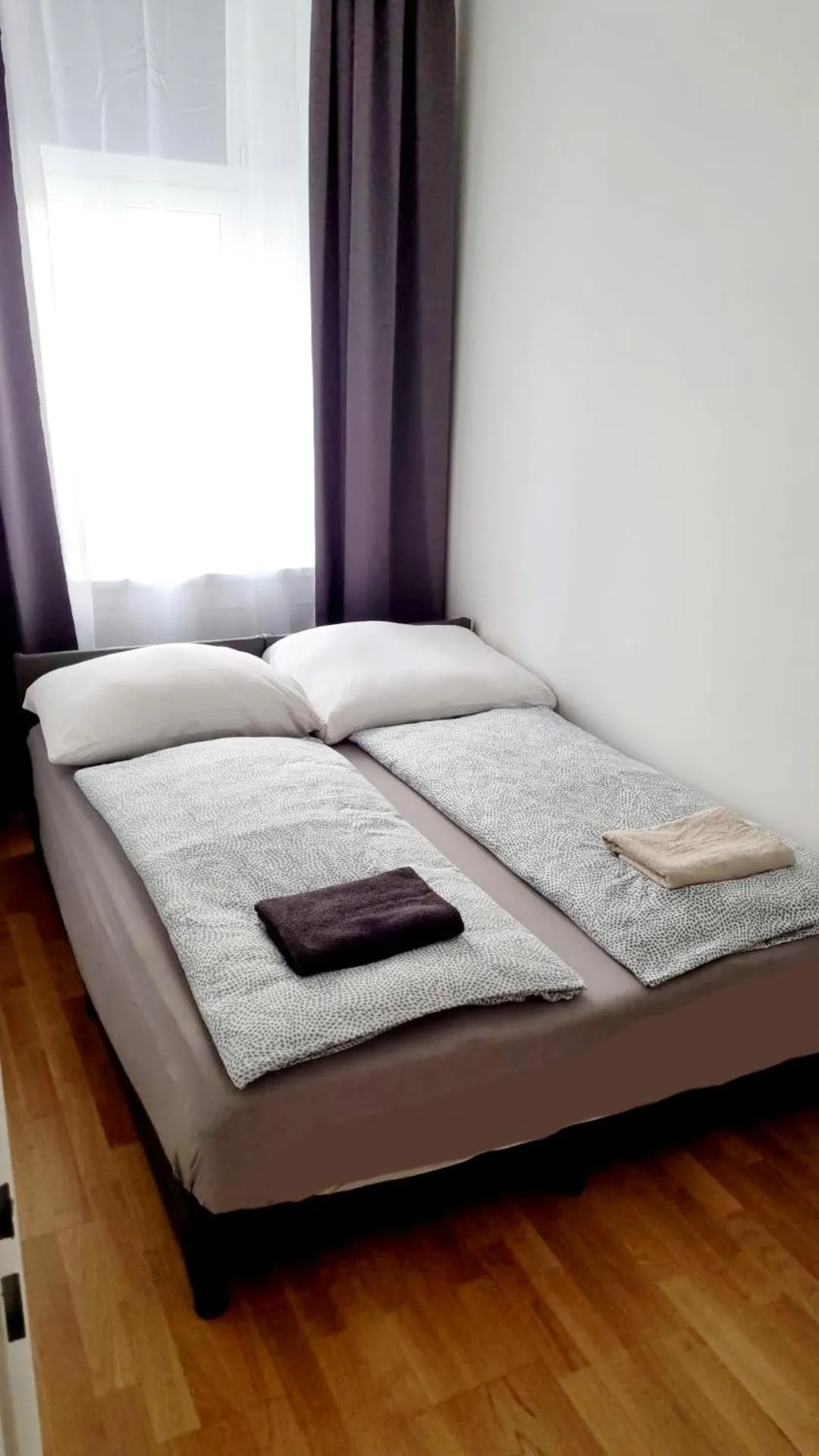 Bed in Buchengasse Apartment Vienna - Free Highspeed-Internet