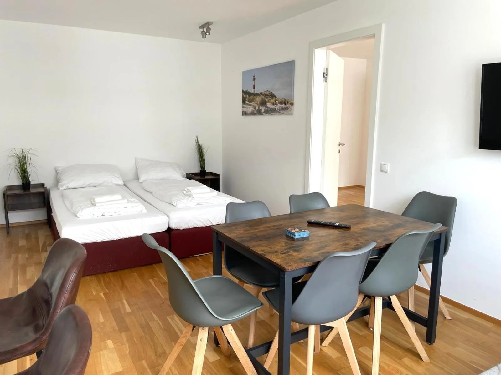 Bed in Buchengasse Apartment Vienna - Free Highspeed-Internet